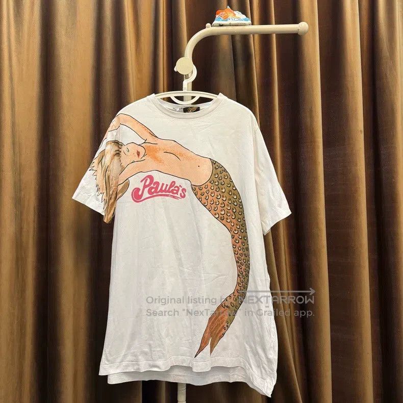 Loewe Loewe Mermaid Long Sleeve Short T-Shirt Size US XS / EU 42 / 0 - 1 Thumbnail
