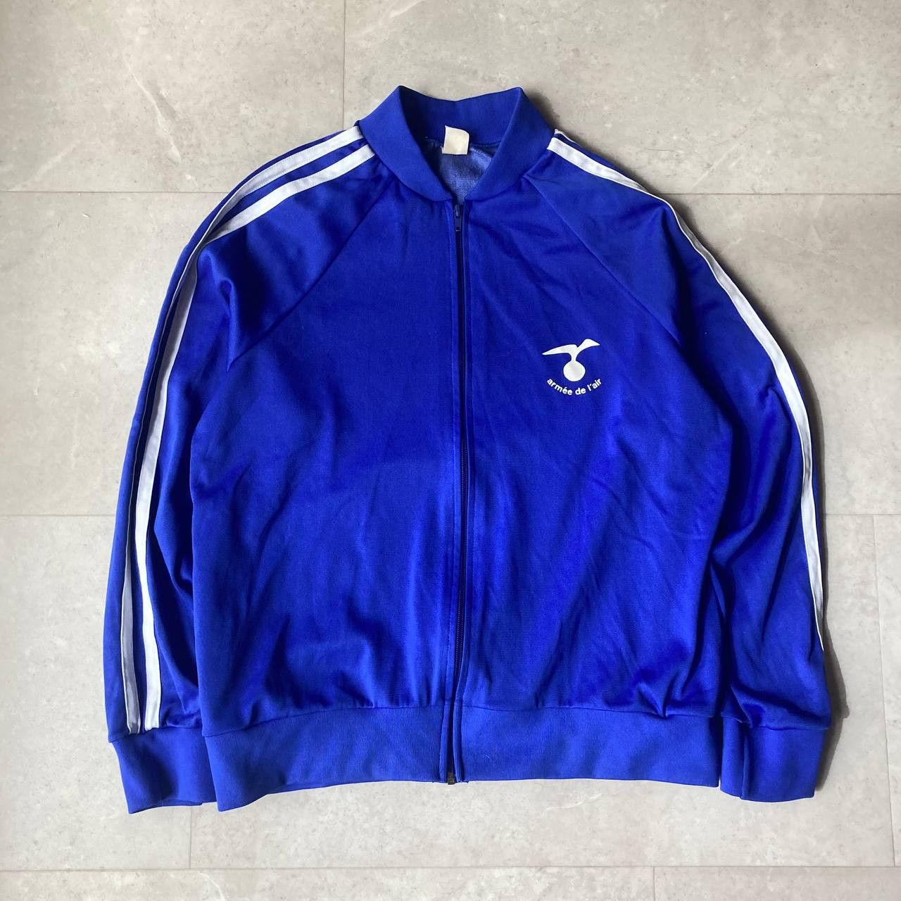 Vintage Vintage French Air Fonce Army Tracktop Jacket M-L Size US M / EU 48-50 / 2 - 1 Thumbnail