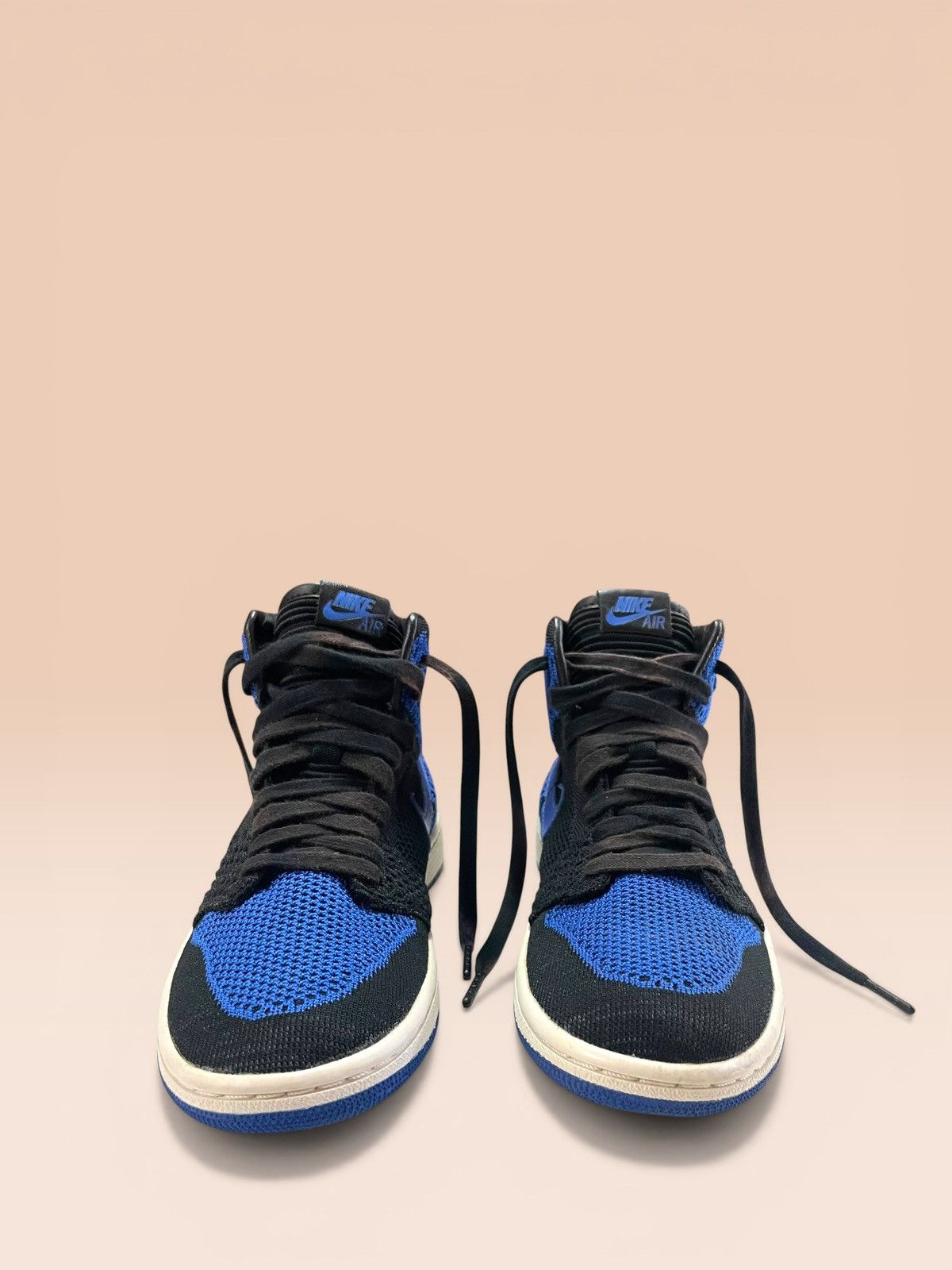 Jordan Brand Air Jordan 1 Retro High OG Flyknit GS "Royal" Size US 6 / EU 39 - 2 Thumbnail