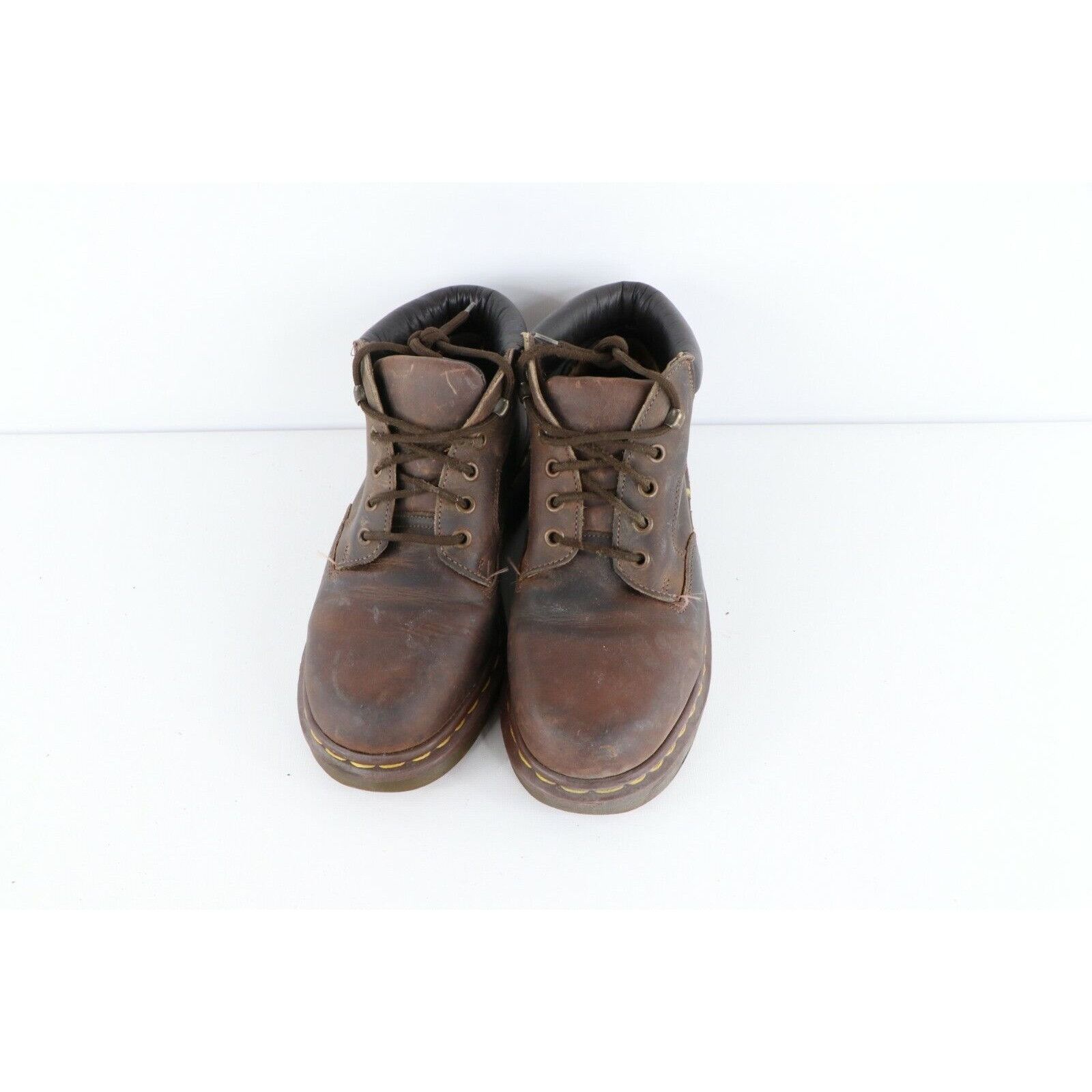 Dr. Martens × Vintage Vintage 90s Dr Martens Goth Chunky Leather Ankle Boots Size US 6 / IT 36 - 2 Thumbnail