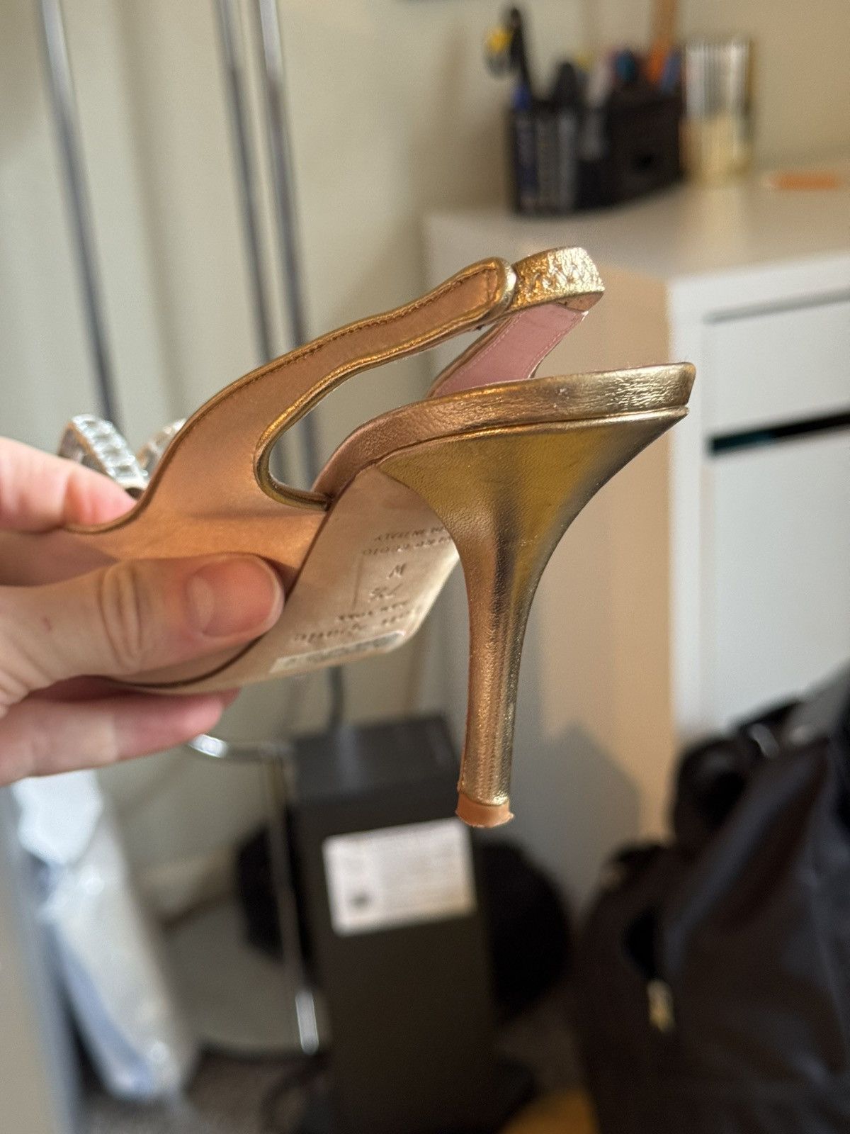 Kate Spade Kate Spade Satin Jeweled Bow Heels – Size 7.5 – From Italy Size US 7.5 / IT 37.5 - 4 Thumbnail