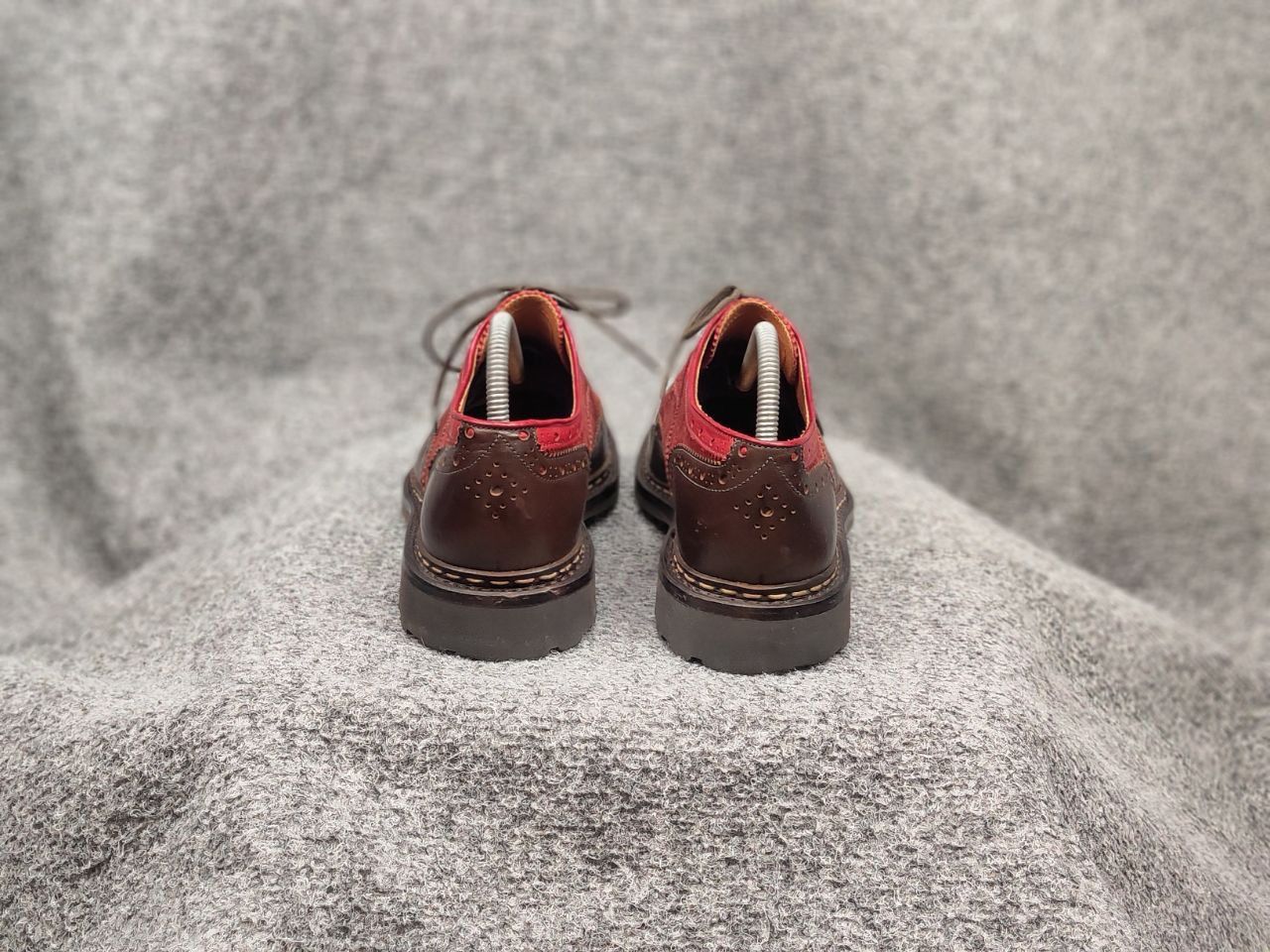 Heschung Heschung Design Owen Oxford Leather Red Brogue Boots Size US 7.5 / EU 40-41 - 11 Thumbnail