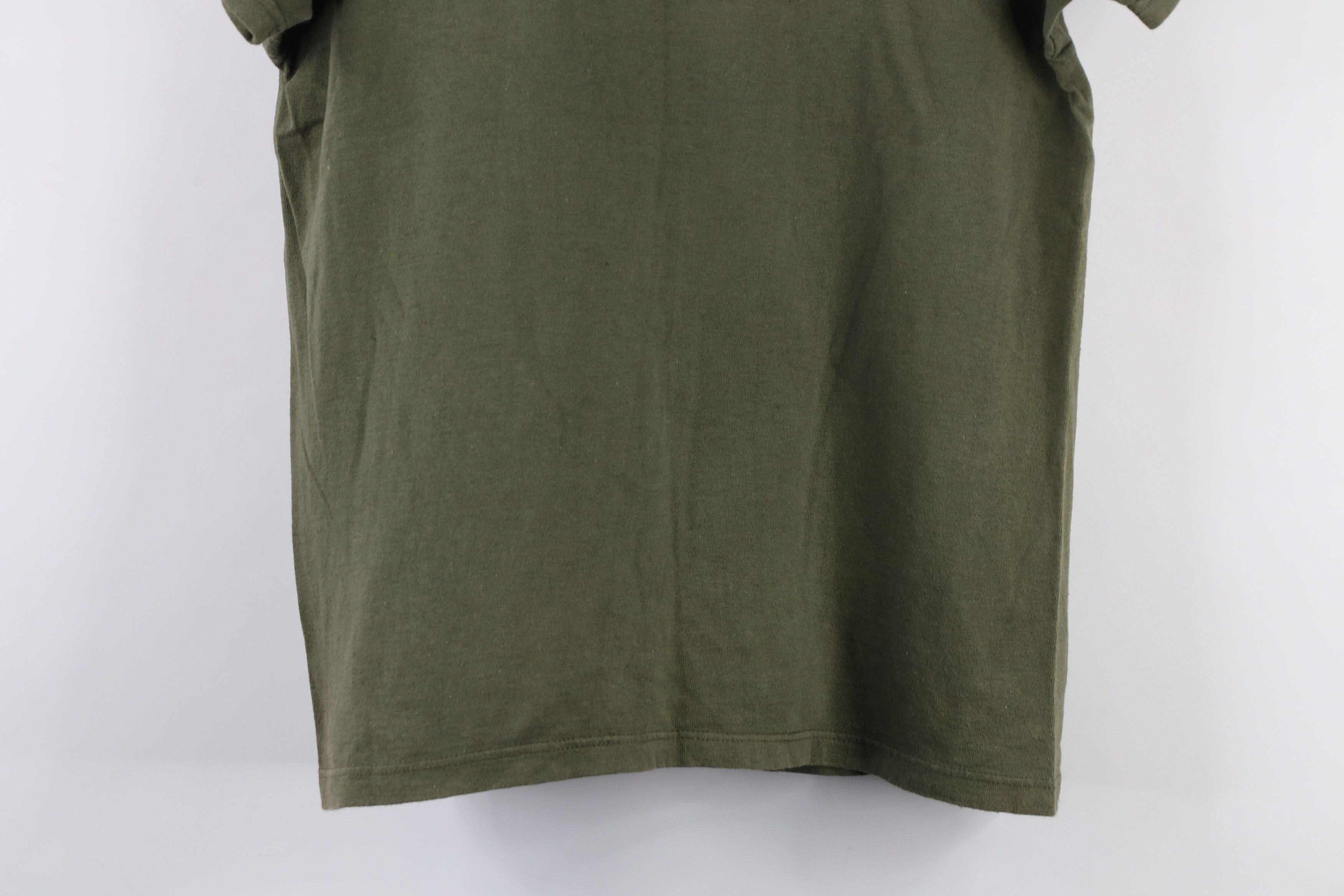 Calvin Klein × Vintage Vintage 90s Calvin Klein Spell Out Pocket T-Shirt Green Size M / US 6-8 / IT 42-44 - 13 Thumbnail