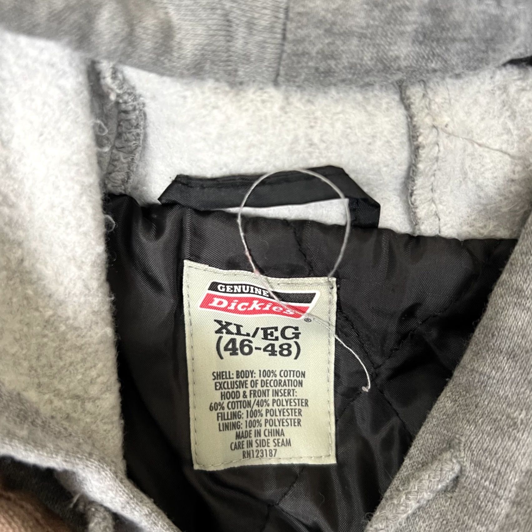 Dickies Dickies Hooded Jacket Duck Canvas Brown Men’s Size XL Quilted Lined Work Coat Jacket/Coat Size US XL / EU 56 / 4 - 4 Thumbnail