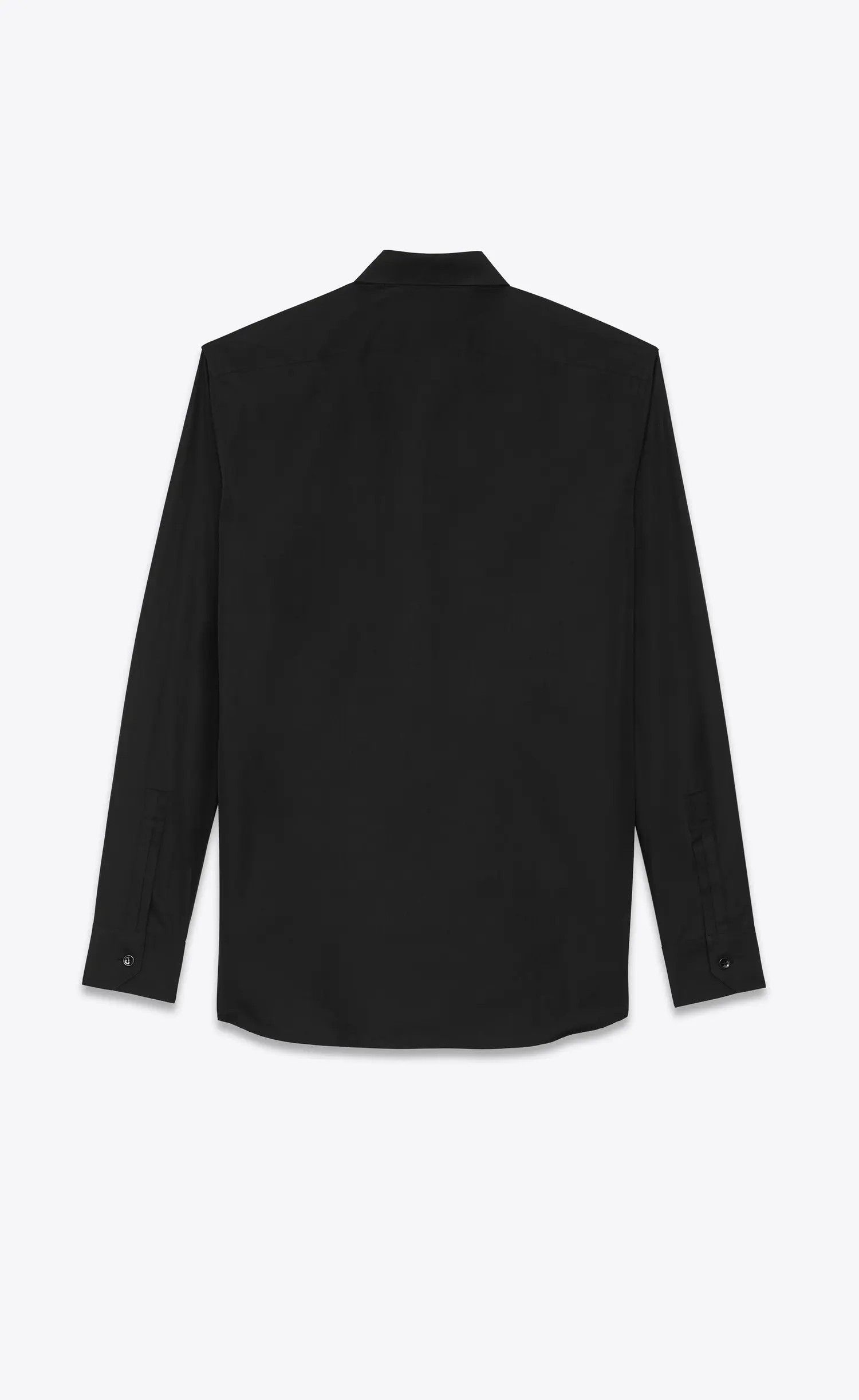 Saint Laurent Paris o1tr1nto0325 Classic Shirt in Black Size US S / EU 44-46 / 1 - 2 Thumbnail