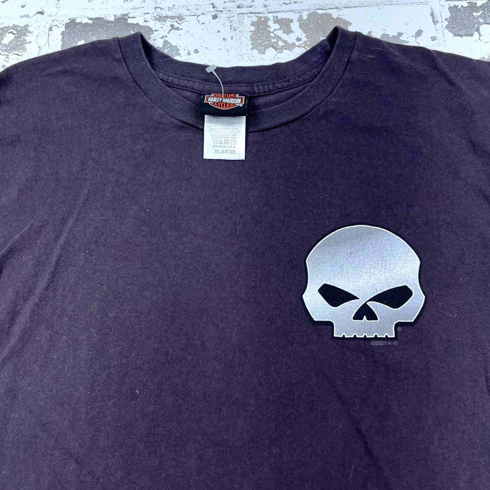 Harley Davidson VINTAGE Harley-Davidson Shirt Men XL Black USA 80s Biker Graphic Print Logo Tee Skull Coast Myrtle Beach USA Size US XL / EU 56 / 4 - 3 Thumbnail