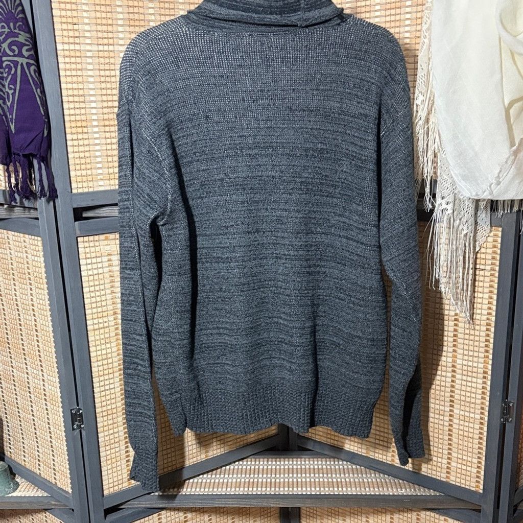 Other Green 3 Gray Snowflake Knit Sweater Size XL / US 12-14 / IT 48-50 - 3 Thumbnail