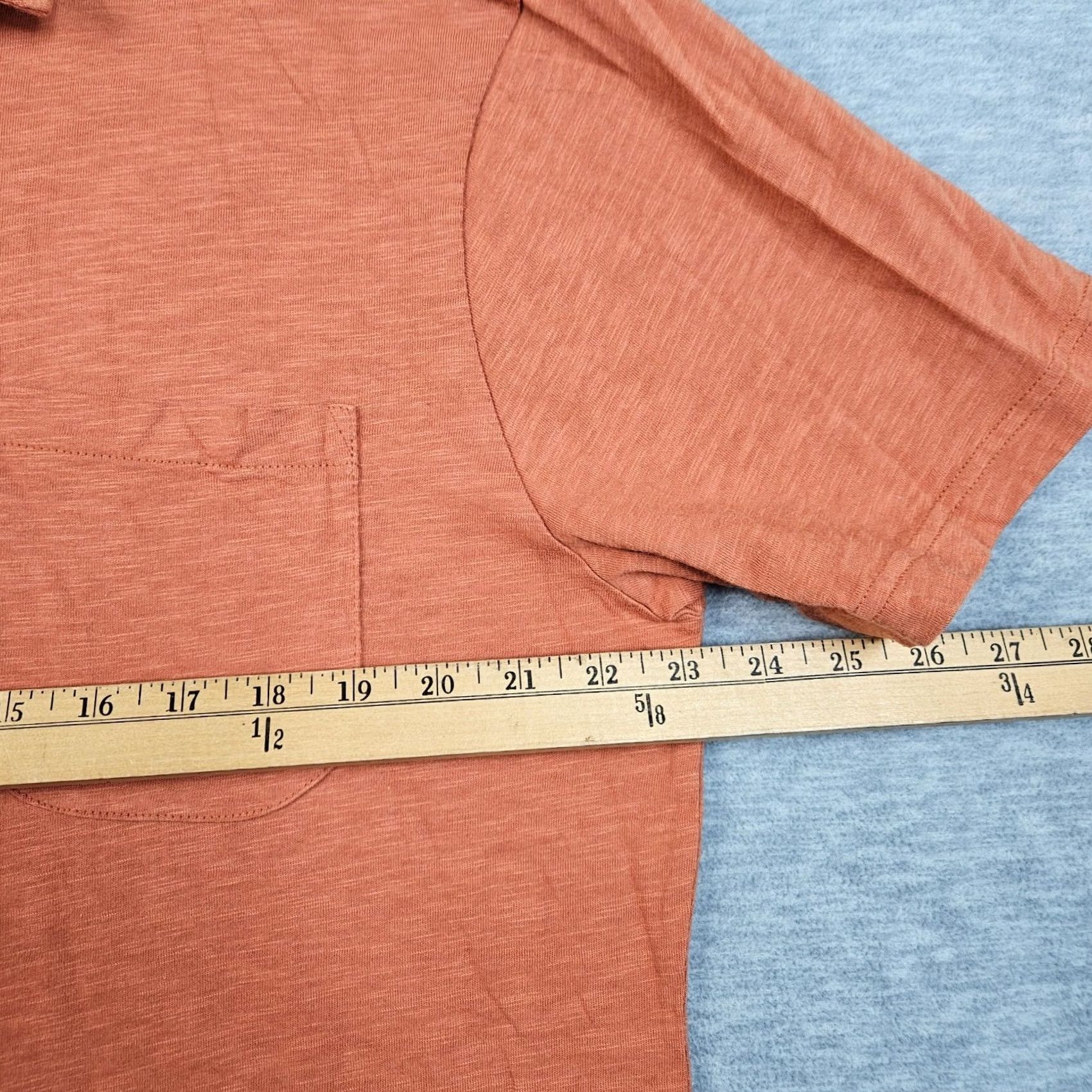Vintage Goodthreads Men’s Orange Short Sleeve Polo Shirt XL Cotton Polyester 1/4 Button Up Polo Shirt Shirt Mens Orange Size US XL / EU 56 / 4 - 4 Thumbnail
