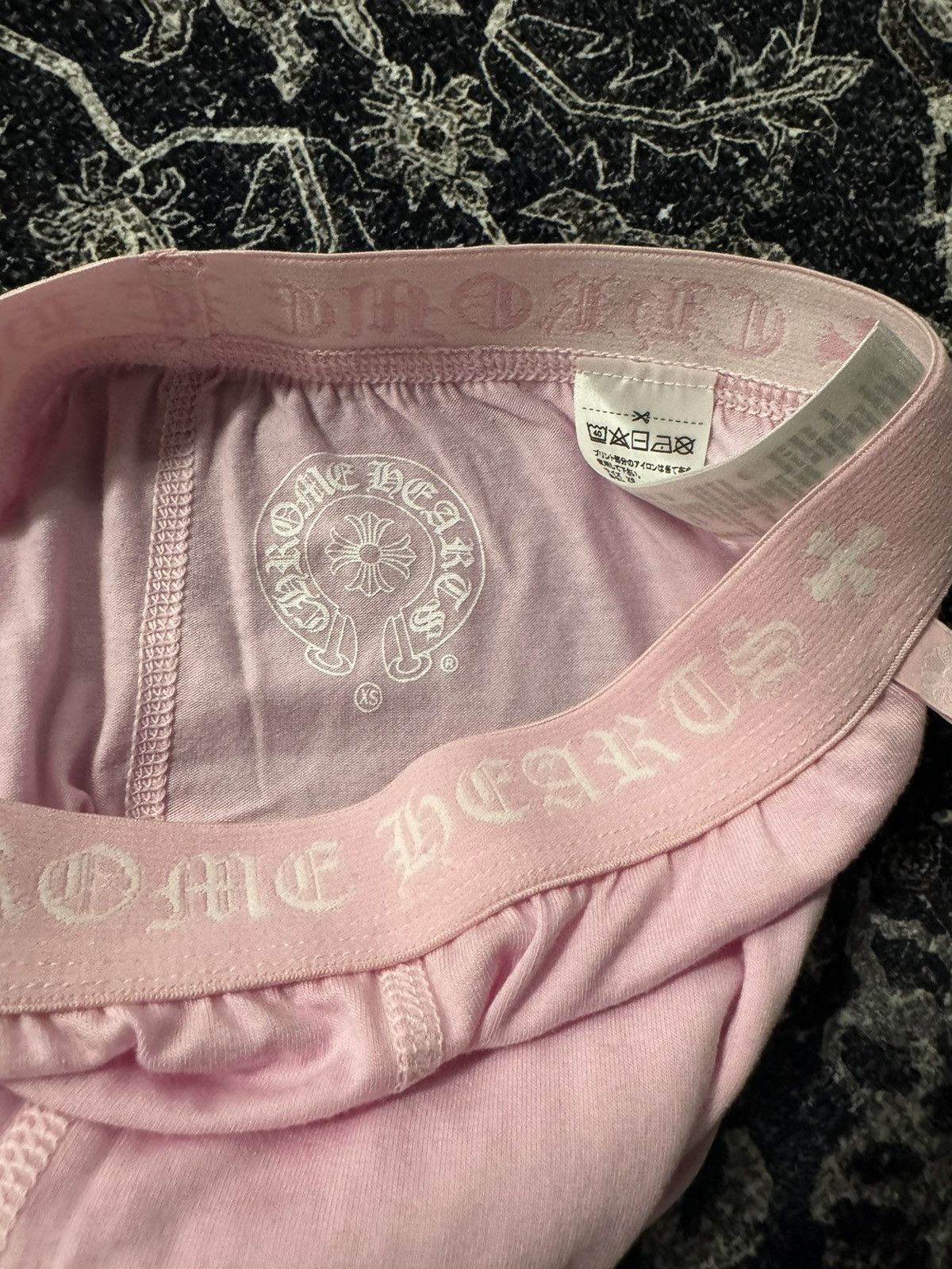 Chrome Hearts Pink Chrome Heart Leggings XS New Size 24" / US 00 / IT 34 - 4 Thumbnail