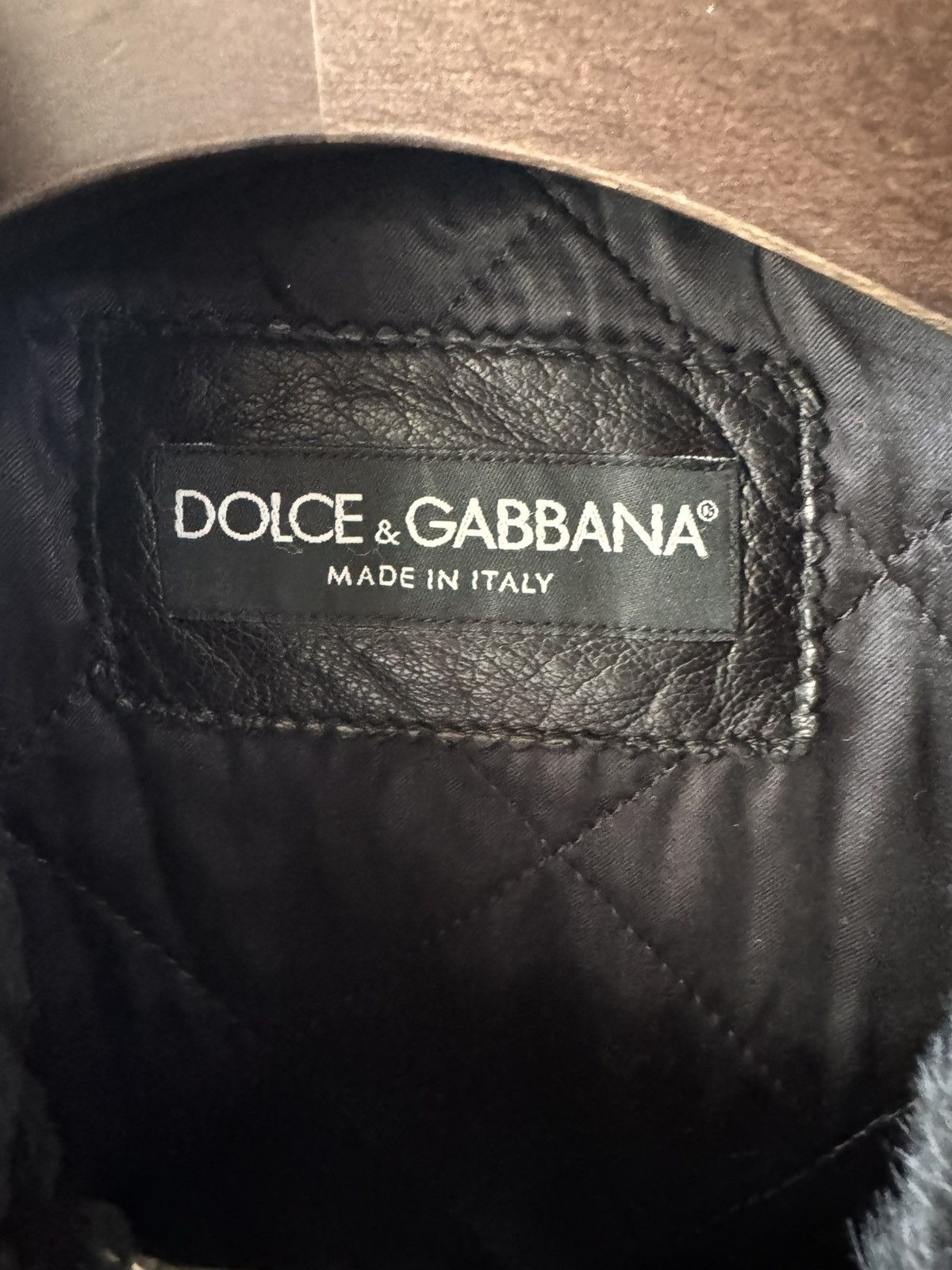 Dolce & Gabbana Dolce & Gabbana Leather Bomber Size US M / EU 48-50 / 2 - 2 Thumbnail