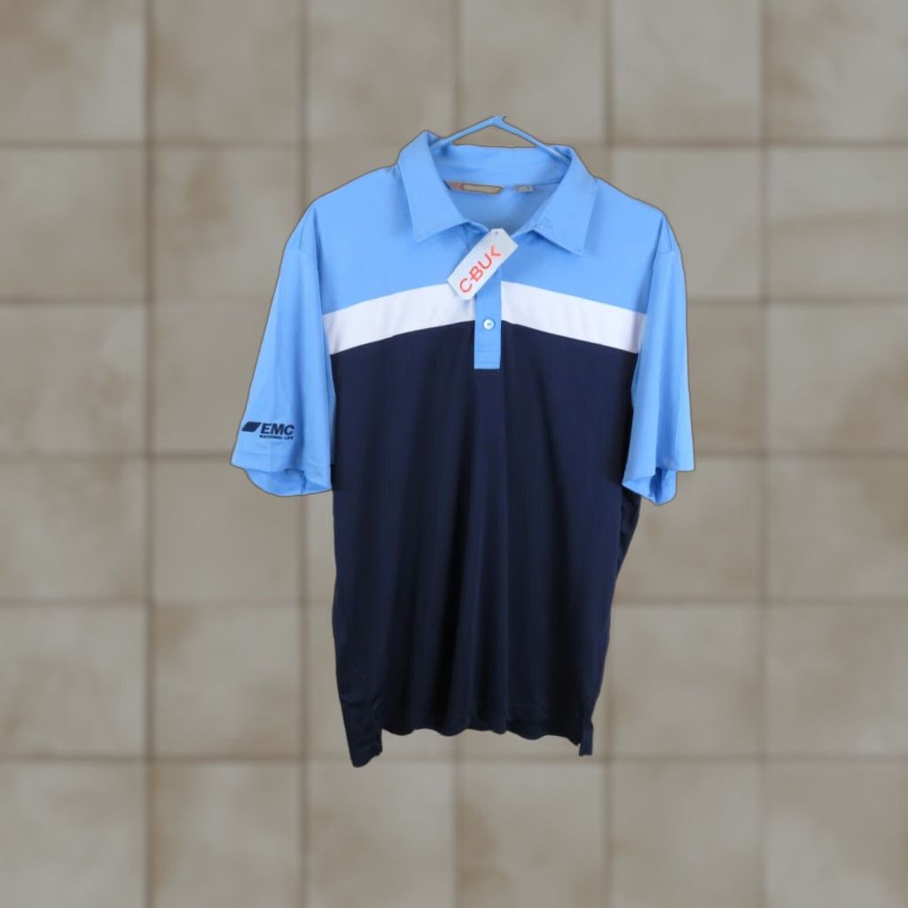 Cutter & Buck NWT Cutter & Buck Polo Shirt Men L Golf Multicolor Short Sleeve EM C National Life Size US L / EU 52-54 / 3 - 1 Thumbnail
