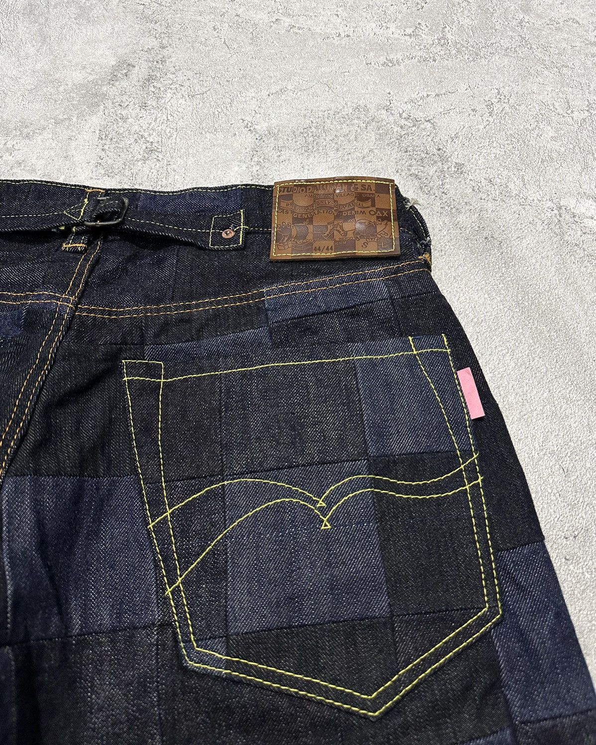 Japanese Brand × Studio D'Artisan Rare🔥 Studio D'Artisan D1687 Patchwork Jeans Size US 32 / EU 48 - 8 Thumbnail