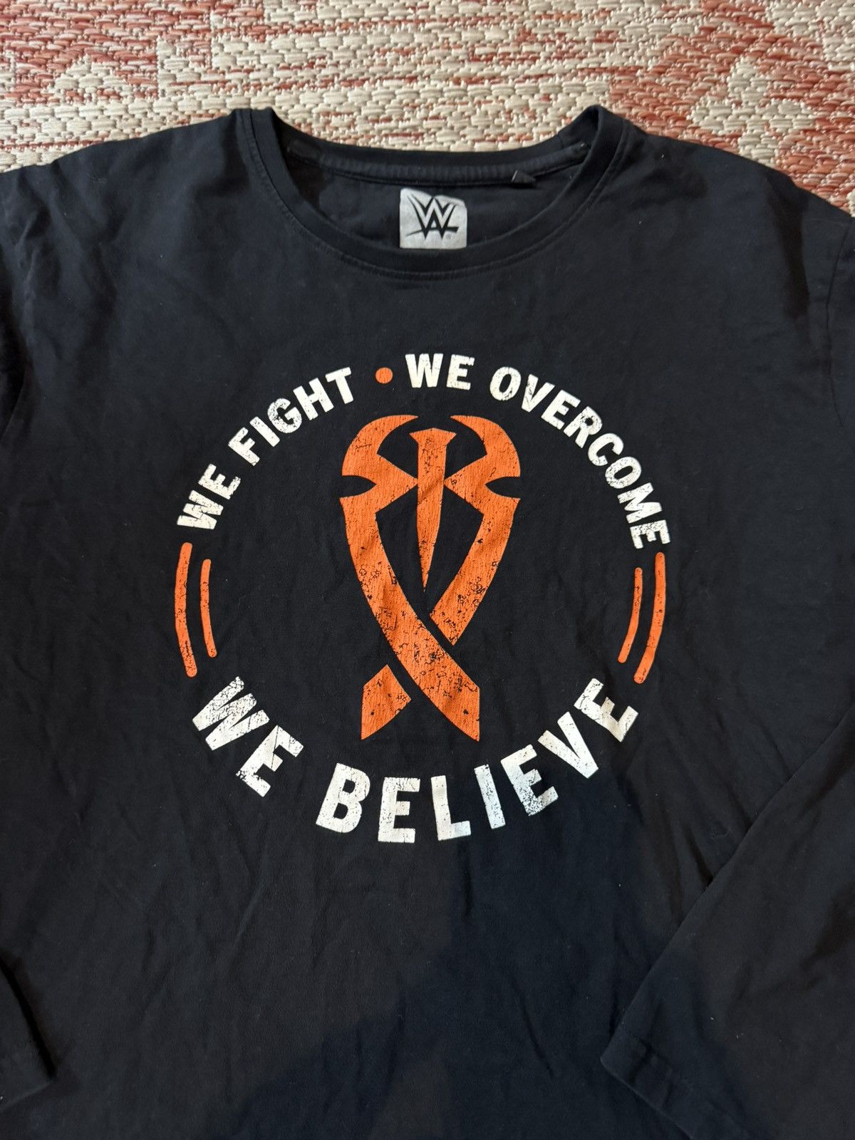 WWE WWE Roman Reigns We Right Long Sleeve Shirt Sz XL Blk Orange Size US XL / EU 56 / 4 - 2 Thumbnail