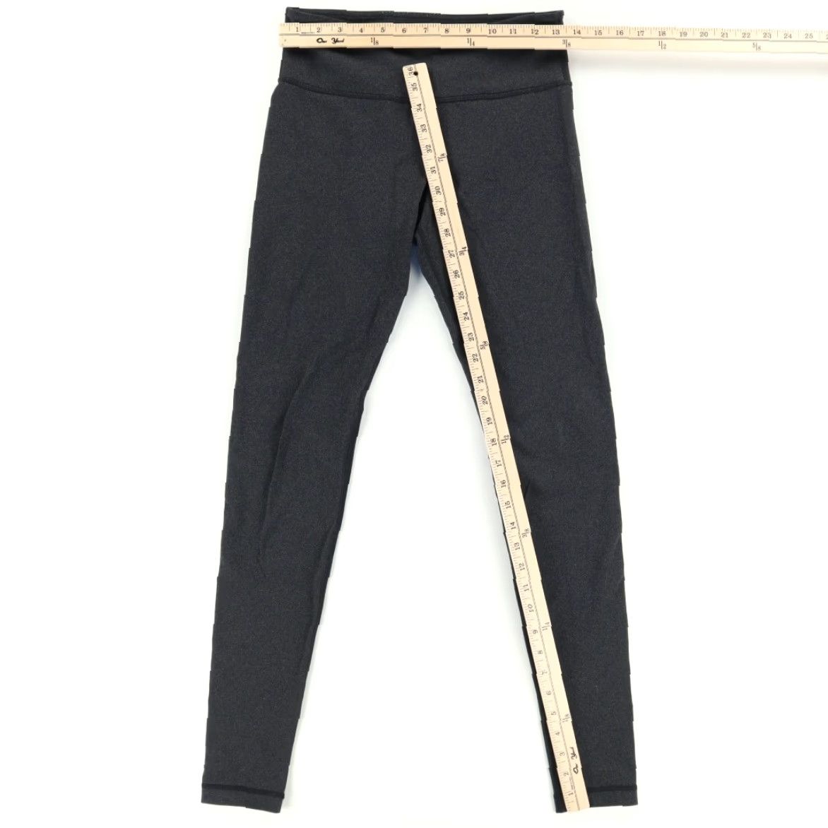 Lululemon Lululemon Ankle Yoga Nylon Woven Leggings Gray Women's 6 Slim fit/Stretch Pants Inseam 28in Size 28" / US 6 / IT 42 - 3 Thumbnail