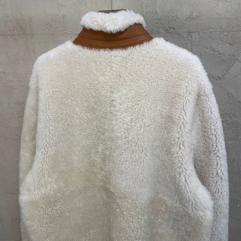 Other LOEWE White fur inside and full fur lined coat Size XL / US 12-14 / IT 48-50 - 4 Thumbnail