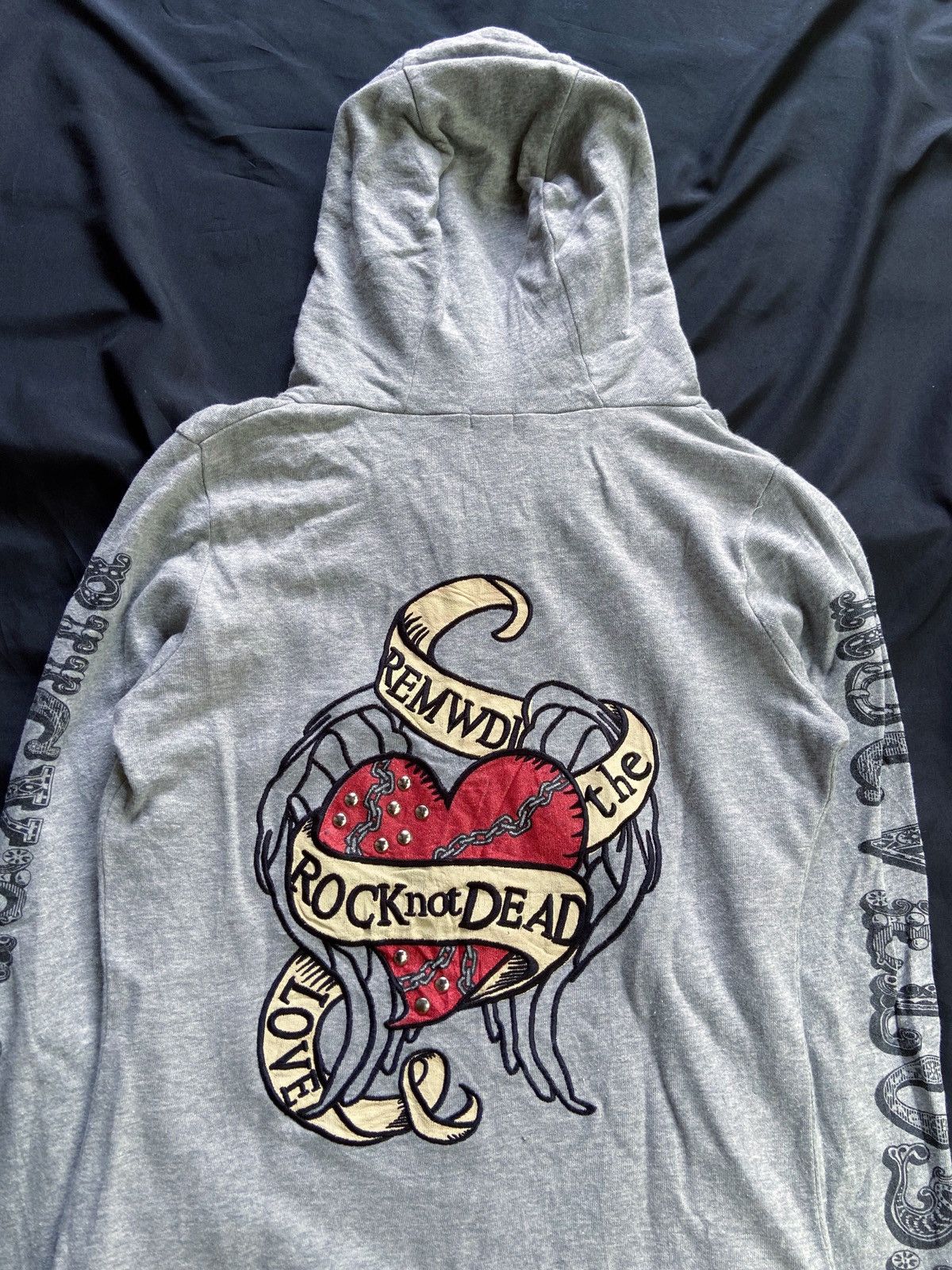 Japanese Brand 🌸ROCK NOT DEAD ZIP HOODIE Size US S / EU 44-46 / 1 - 13 Thumbnail