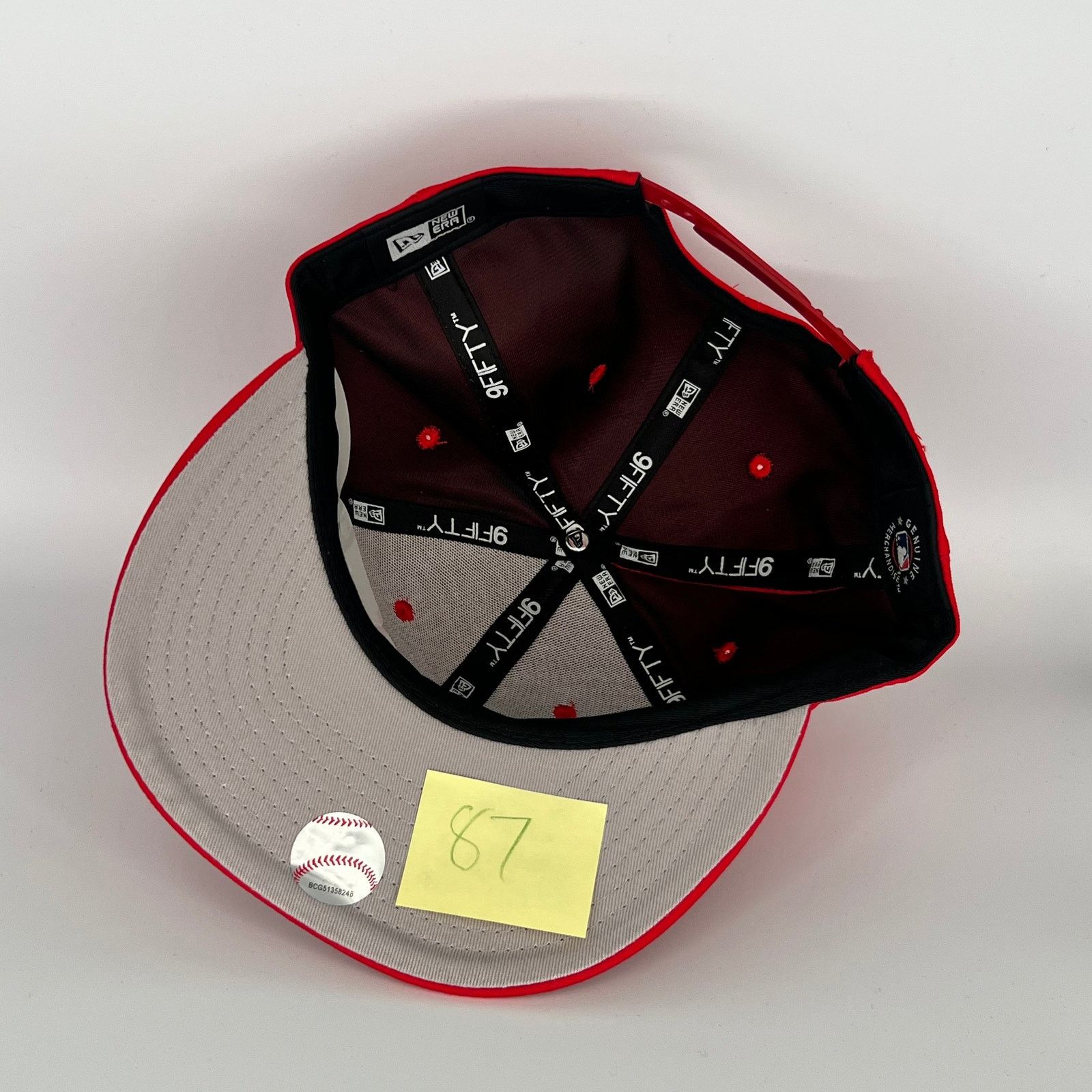 New Era Red Los Angeles Angels Angels Side Patch New Era MLB 9Fifty Size ONE SIZE - 4 Thumbnail