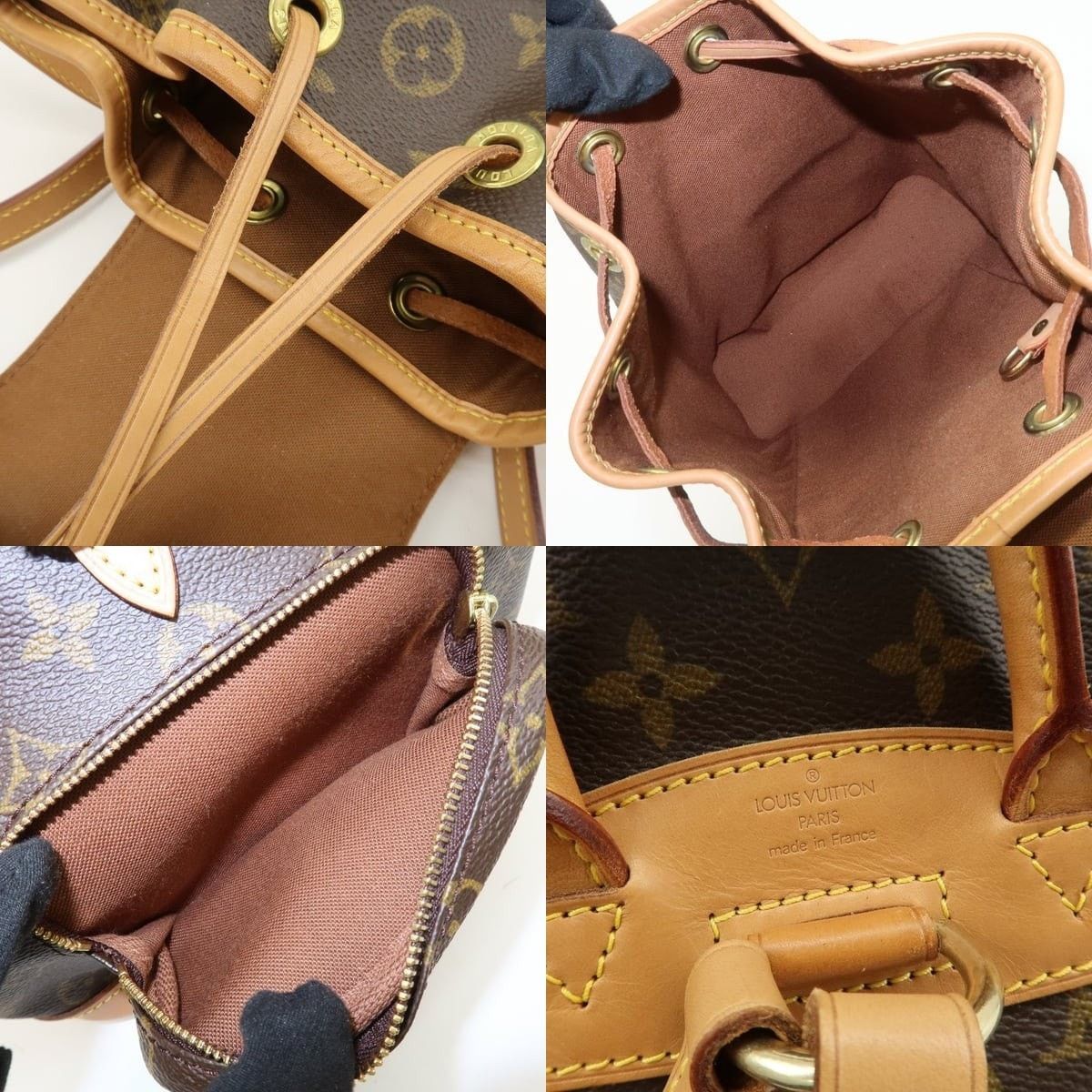 Louis Vuitton Louis Vuitton Monogram Mini Montsouris Backpack Size ONE SIZE - 7 Thumbnail