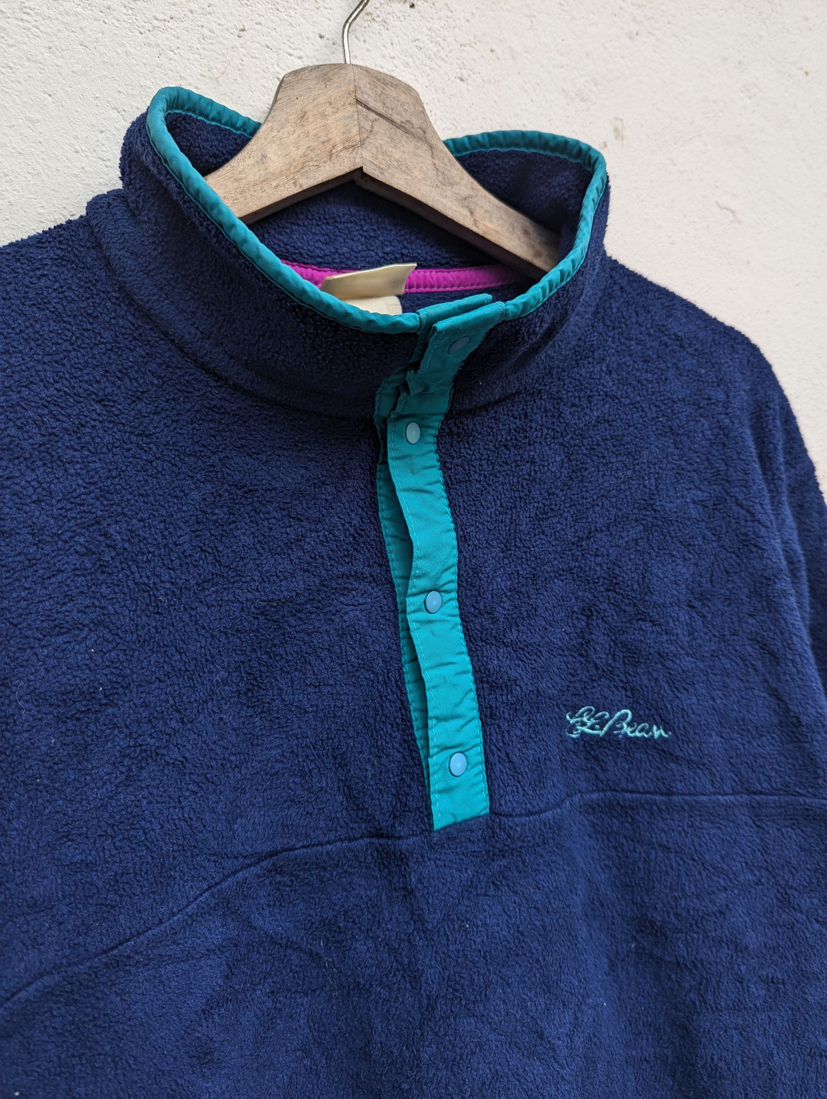 L.L. Bean L.L BEAN FLEECE HALF SNAP BUTTON Size US M / EU 48-50 / 2 - 4 Thumbnail