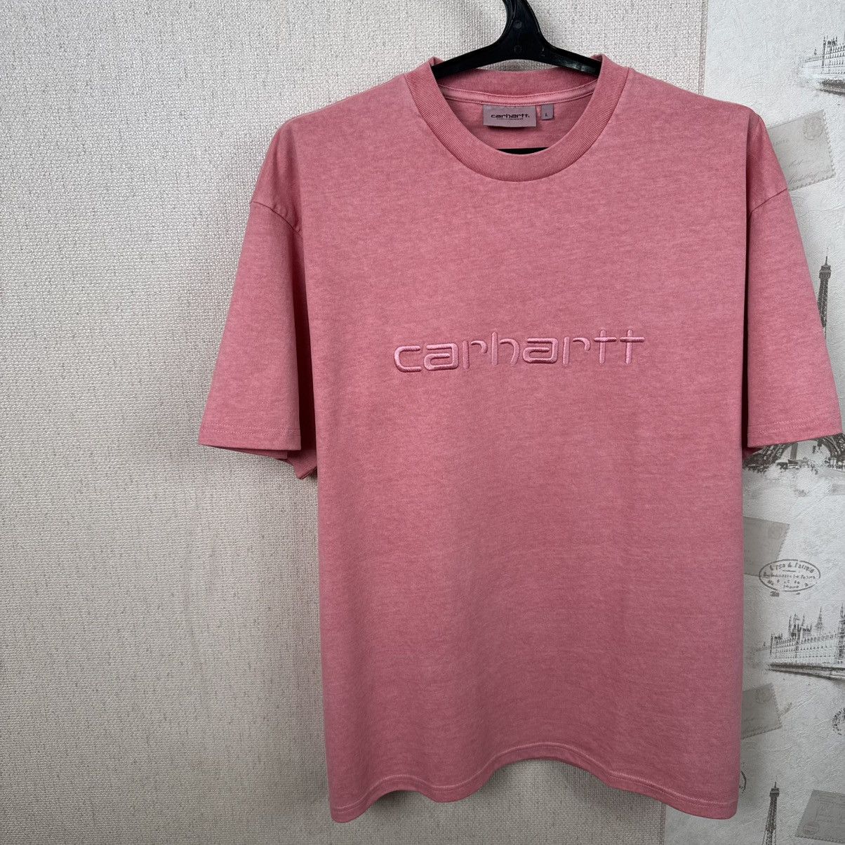 Carhartt Carhartt T shirt Embroidered Logo Pink Duster L Streetwear Size US L / EU 52-54 / 3 - 14 Thumbnail