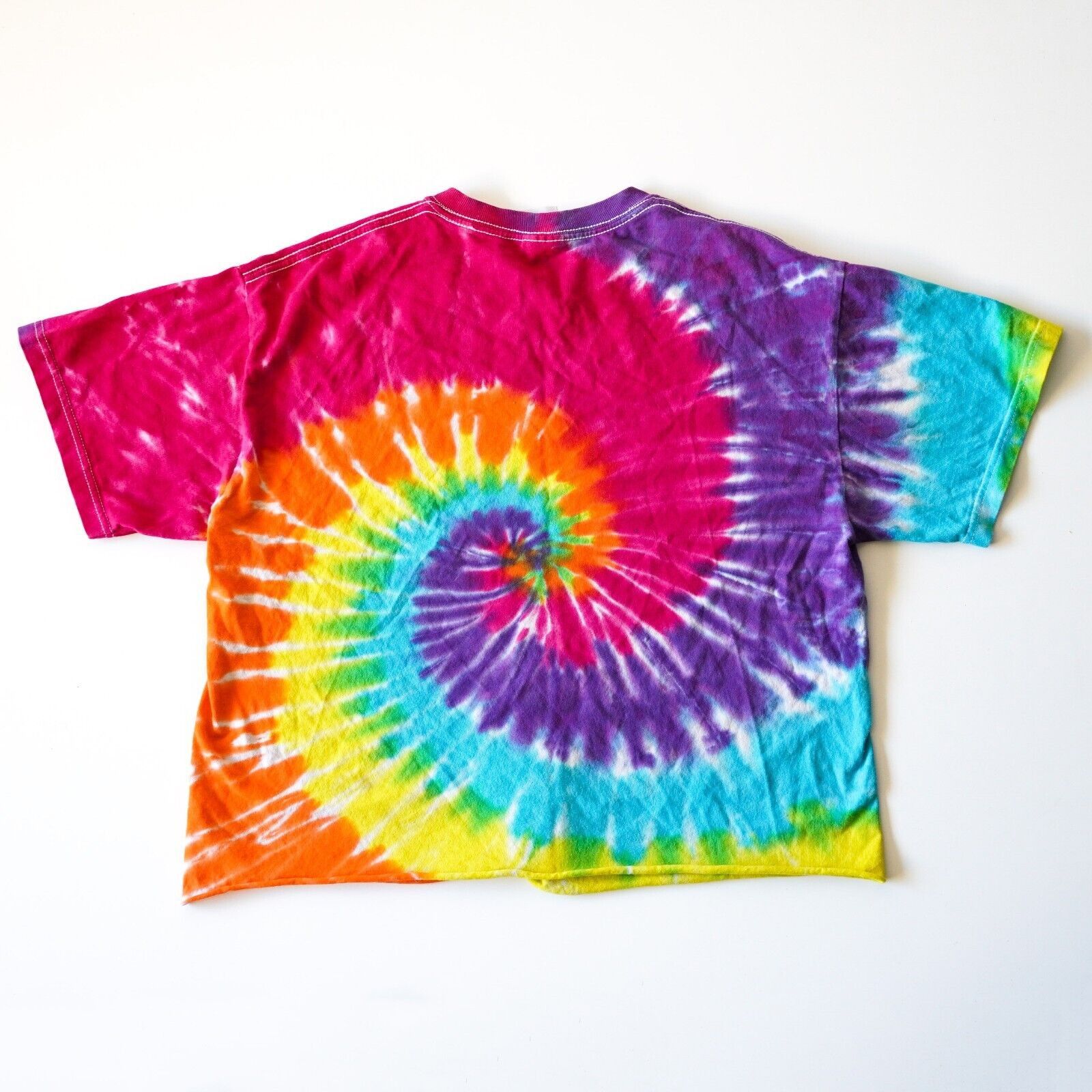 Gildan Rainbow Swirl Colorful Tie Dye Short Sleeve Tee T-Shirt Med Size US M / EU 48-50 / 2 - 2 Thumbnail