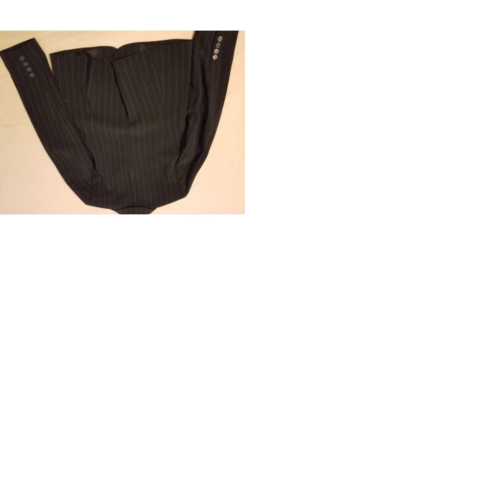 Ann Taylor Womens Ann Taylor Blazer Jacket 6 Black Basic Jacket) Size M / US 6-8 / IT 42-44 - 9 Thumbnail