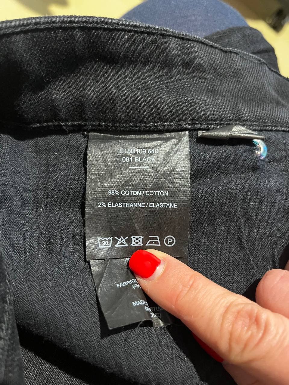 AMI × Designer × Vintage Ami jeans black Size 33" - 5 Thumbnail