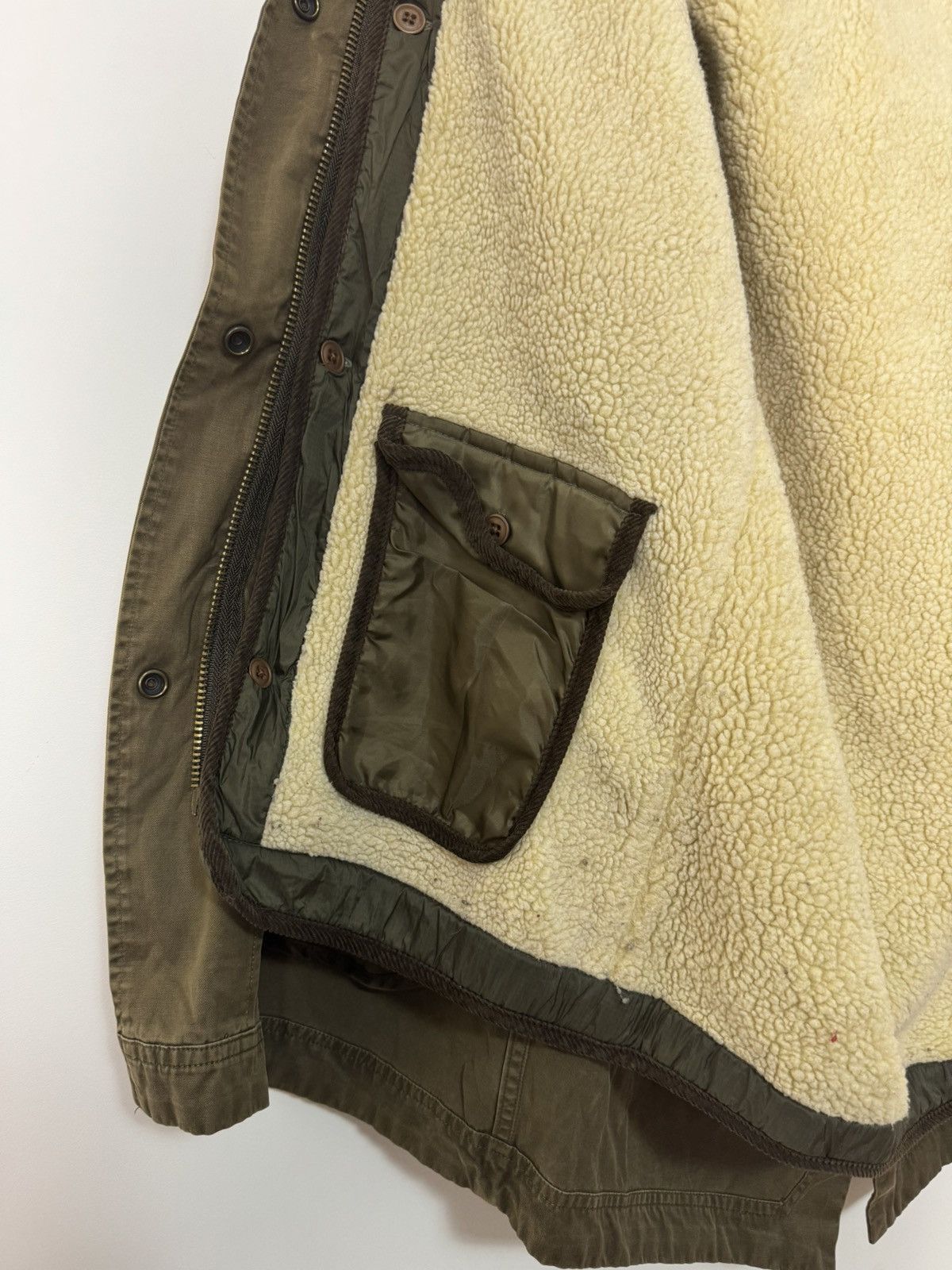 Vintage Vintage Archive Parka with Faux Fur Hood Japanese Style Size S / US 4 / IT 40 - 12 Thumbnail