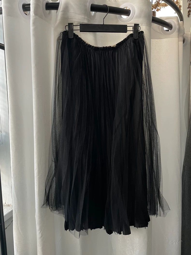 Comme des Garcons Comme des Garcons size m Mainline black tulle sandwich ski Size 25" / US 0 / IT 36 - 2 Thumbnail