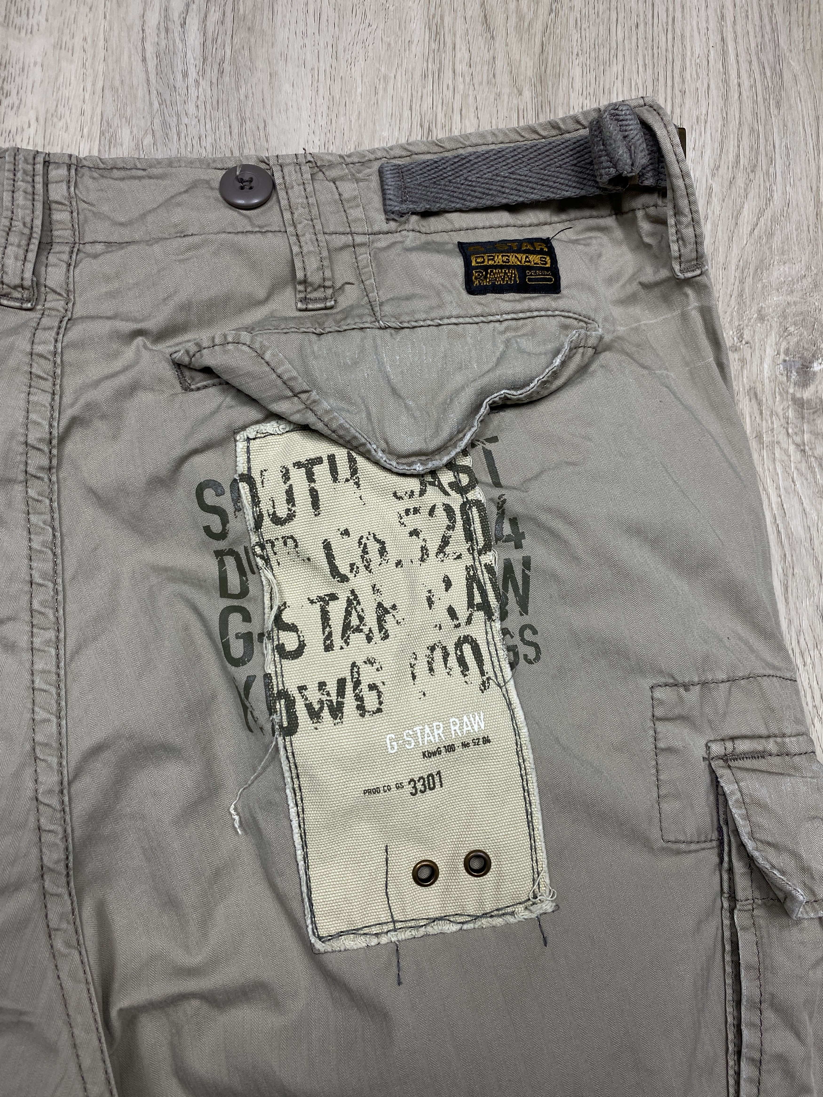 G-Star G Star Raw Vintage Mens Cargo Multi Pockets Pants Size US 36 / EU 52 - 13 Thumbnail