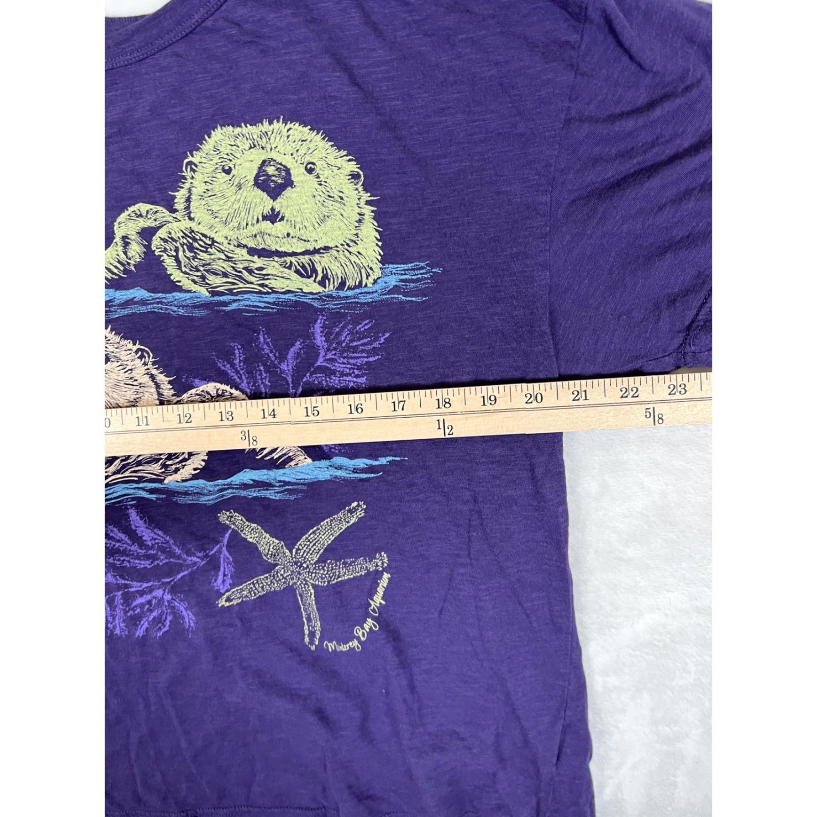 Vintage VINTAGE Sea Otter Monterey Bay Aquarium T-Shirt Womens XXL Purple Size XXL / US 16-18 / IT 52-54 - 4 Thumbnail