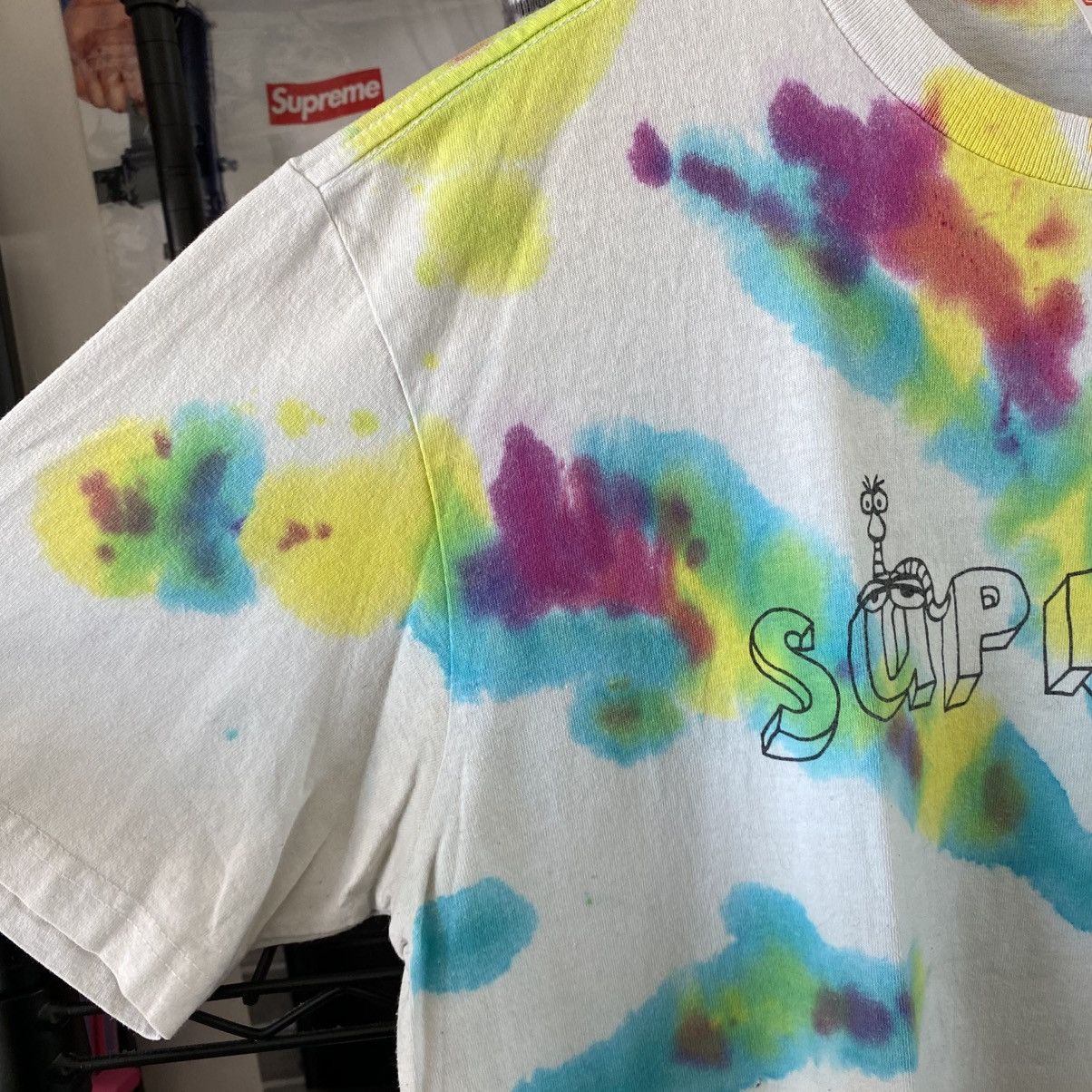 Supreme Vintage Supreme Wtaps T-Shirt White Tie Dye 2007 Designer Size US XL / EU 56 / 4 - 5 Thumbnail