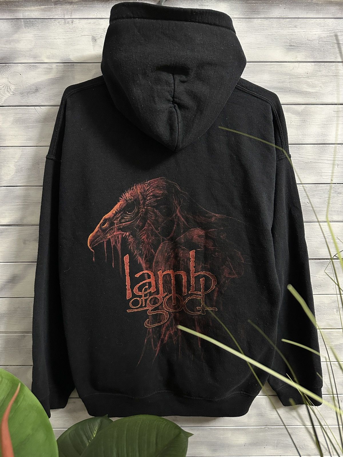 Band Tees Rare Vintage Hoodie Lamb Of God Big Logo Y2K Rock Metal Size US L / EU 52-54 / 3 - 1 Thumbnail