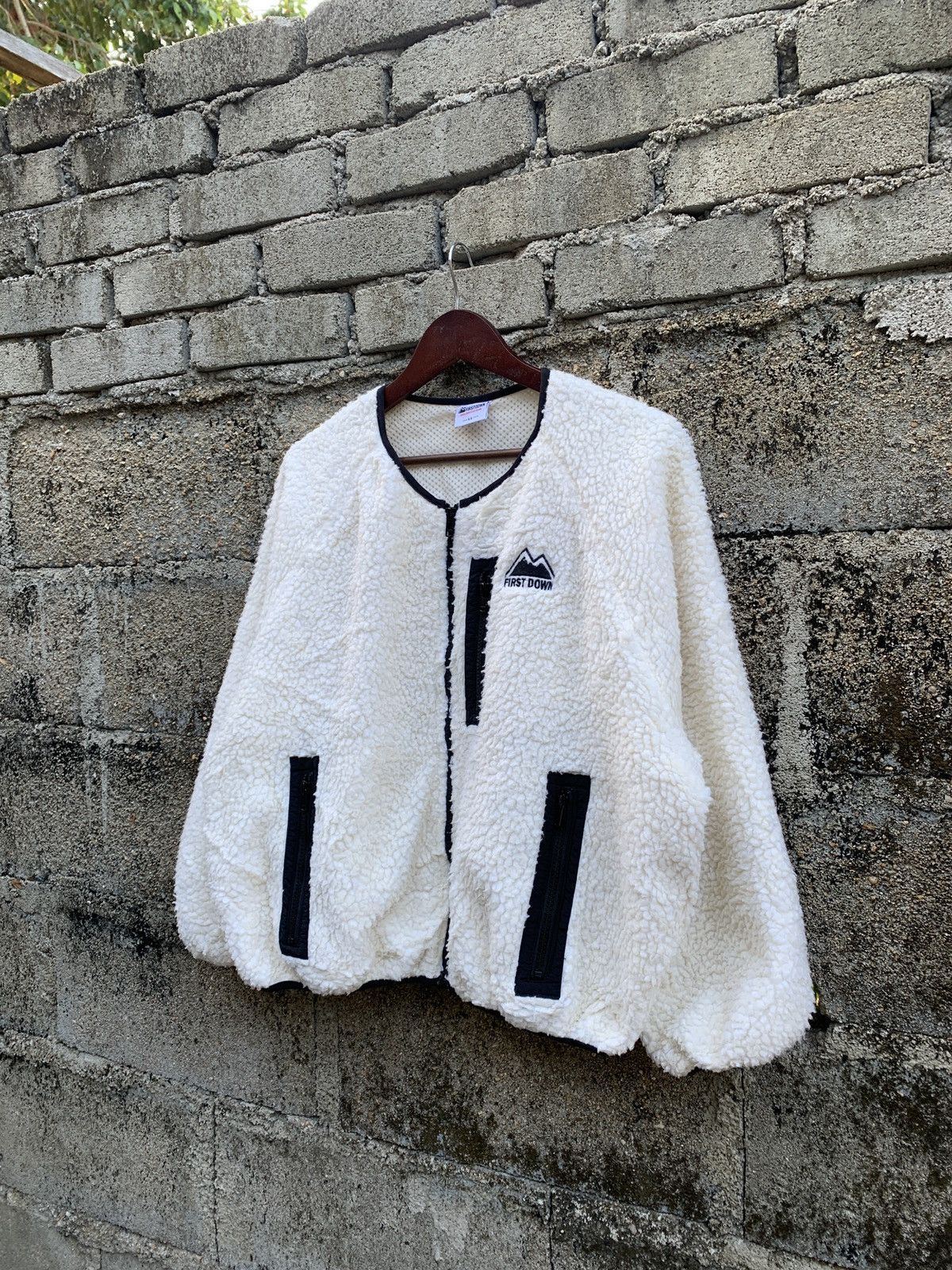 Vintage First Down Sherpa Fleece Deep Pile Jacket