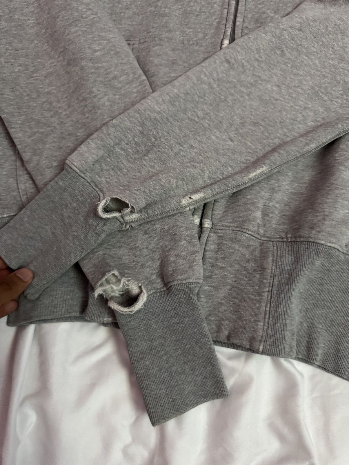 Evisu Distressed 2000s Evisu Big Logo Zip Up Hoodie Size US L / EU 52-54 / 3 - 10 Thumbnail