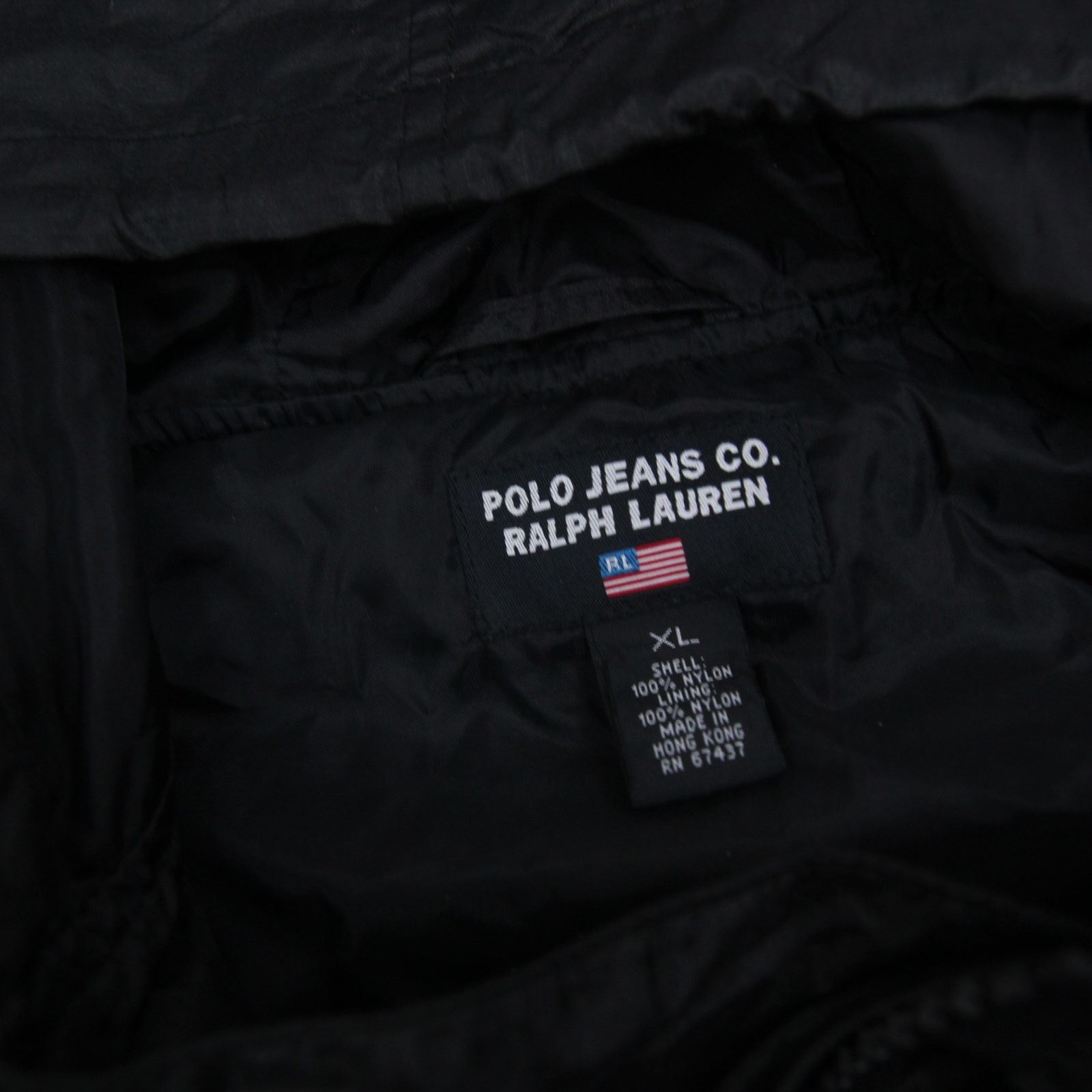 Polo Ralph Lauren × Vintage Vintage Polo Ralph Lauren Big Spellout Graphic Windbreaker Size US XL / EU 56 / 4 - 5 Thumbnail