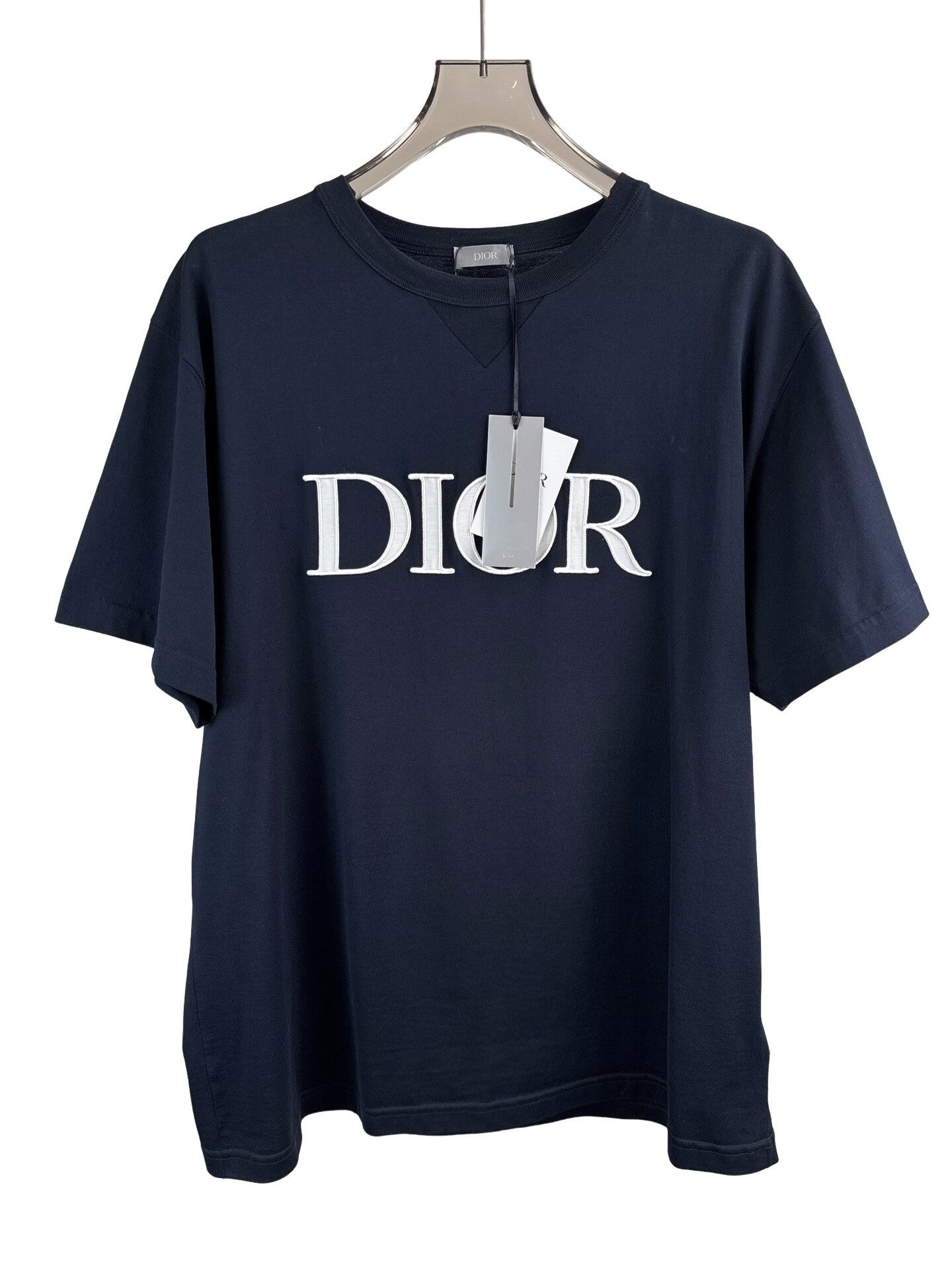 Dior Dior Embroidered Logo T-Shirt XXL Size US XXL / EU 58 / 5 - 1 Thumbnail