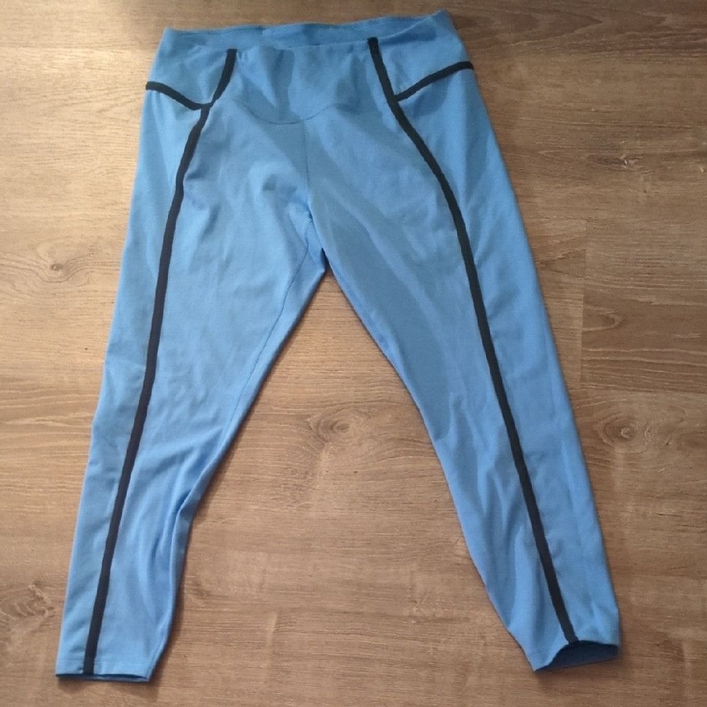 Nike Nike Women's One High-Waisted 7/8 Leggings-Blue Size XL Size 30" / US 8 / IT 44 - 2 Thumbnail