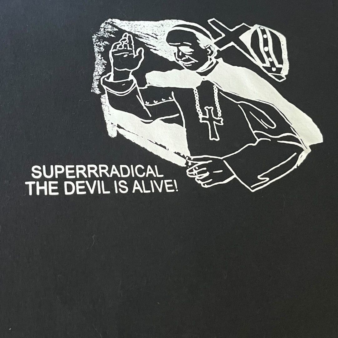 Superrradical Superradical Pope Satan T Shirt Size US L / EU 52-54 / 3 - 2 Thumbnail