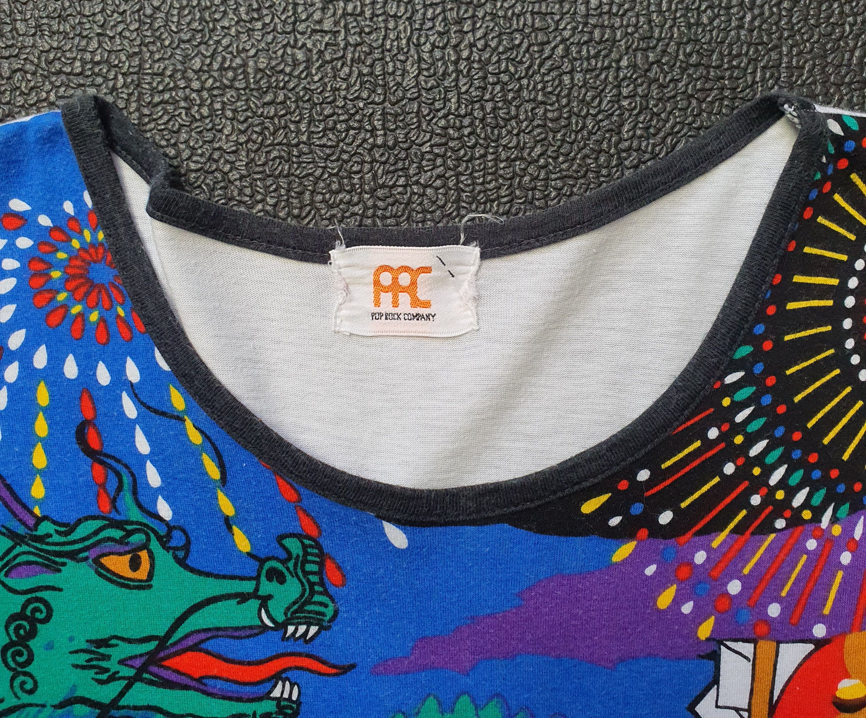 Vintage 80s Japanese Oriental Hiro Satoh Art abstract T shirt M-L Size US M / EU 48-50 / 2 - 5 Thumbnail