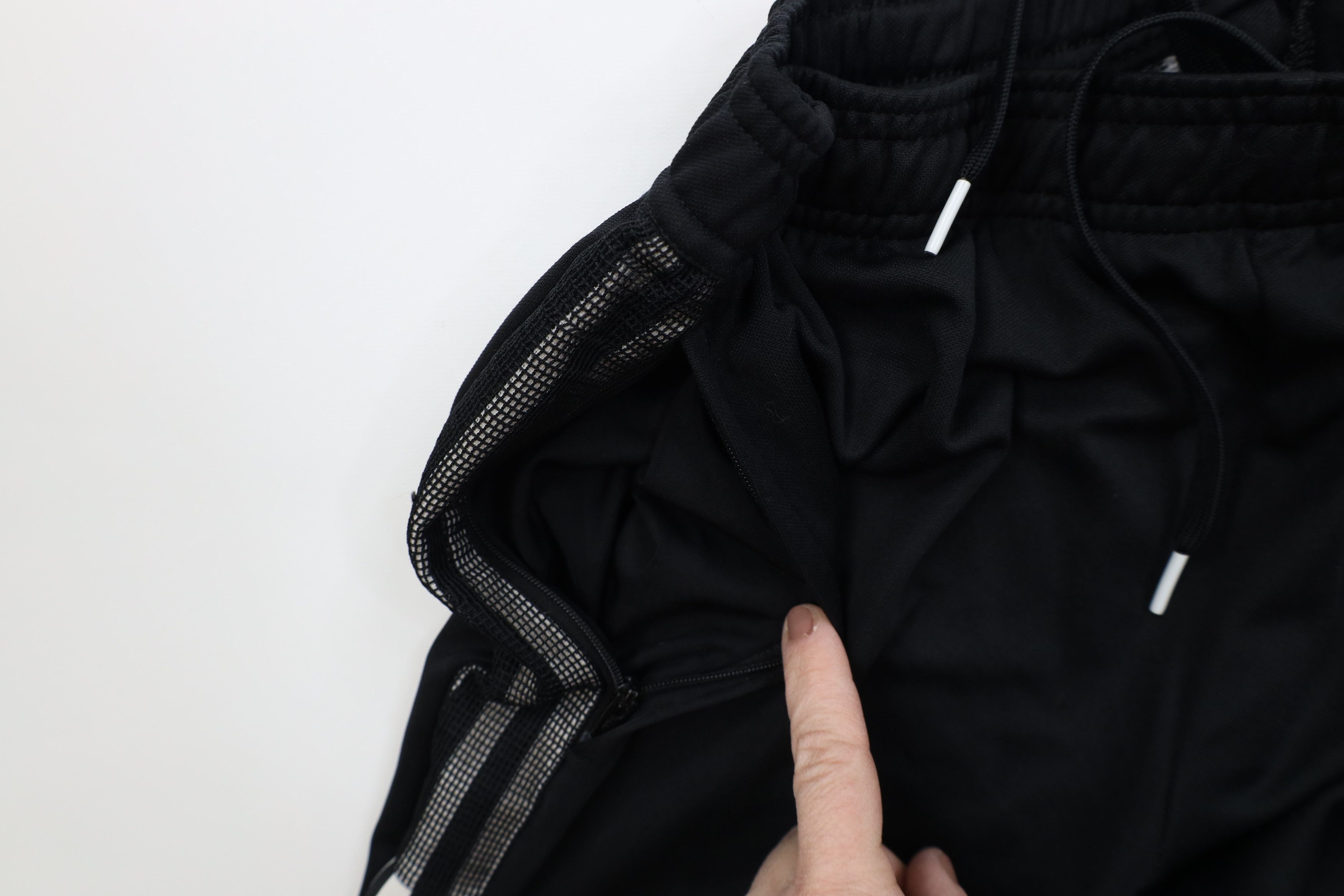 Adidas Adidas Spell Striped Tapered Leg Soccer Warm Up Pants Black Size US 36 / EU 52 - 7 Thumbnail