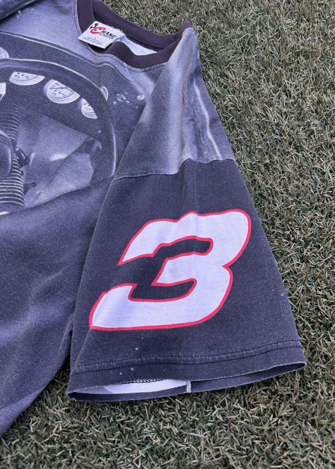 Chase Authentics Vintage 90s Dale Earnhardt AOP t shirt Size US L / EU 52-54 / 3 - 6 Thumbnail