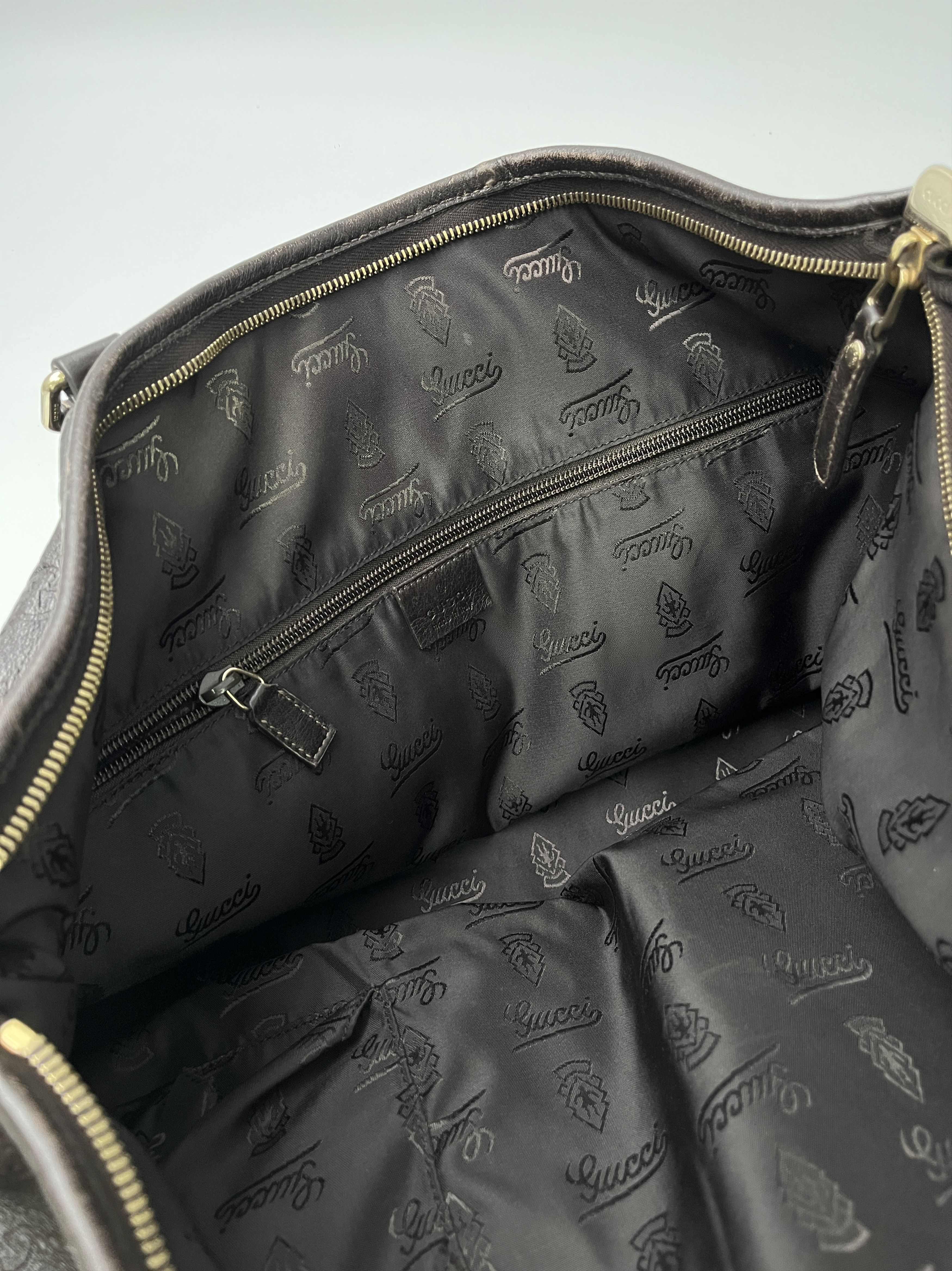 Gucci Gucci Brown Monogram Carrier Bag Size ONE SIZE - 8 Thumbnail
