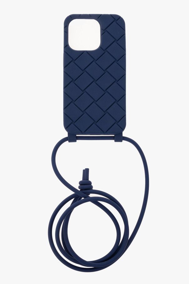 Bottega Veneta o1w1db11024 Size: OS / Iphone 14 Pro Max Case Strap in Blue Size ONE SIZE - 1 Thumbnail
