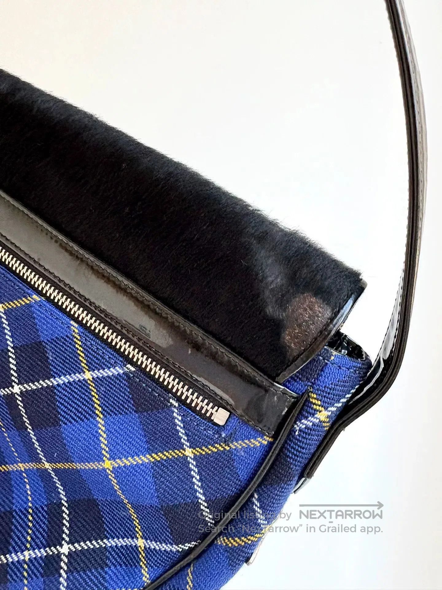 Vivienne Westwood Vivienne Westwood Blue Plaid Saddle Bag. Size ONE SIZE - 9 Thumbnail
