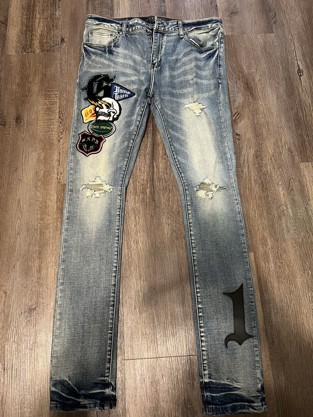 Godspeed patches jeans