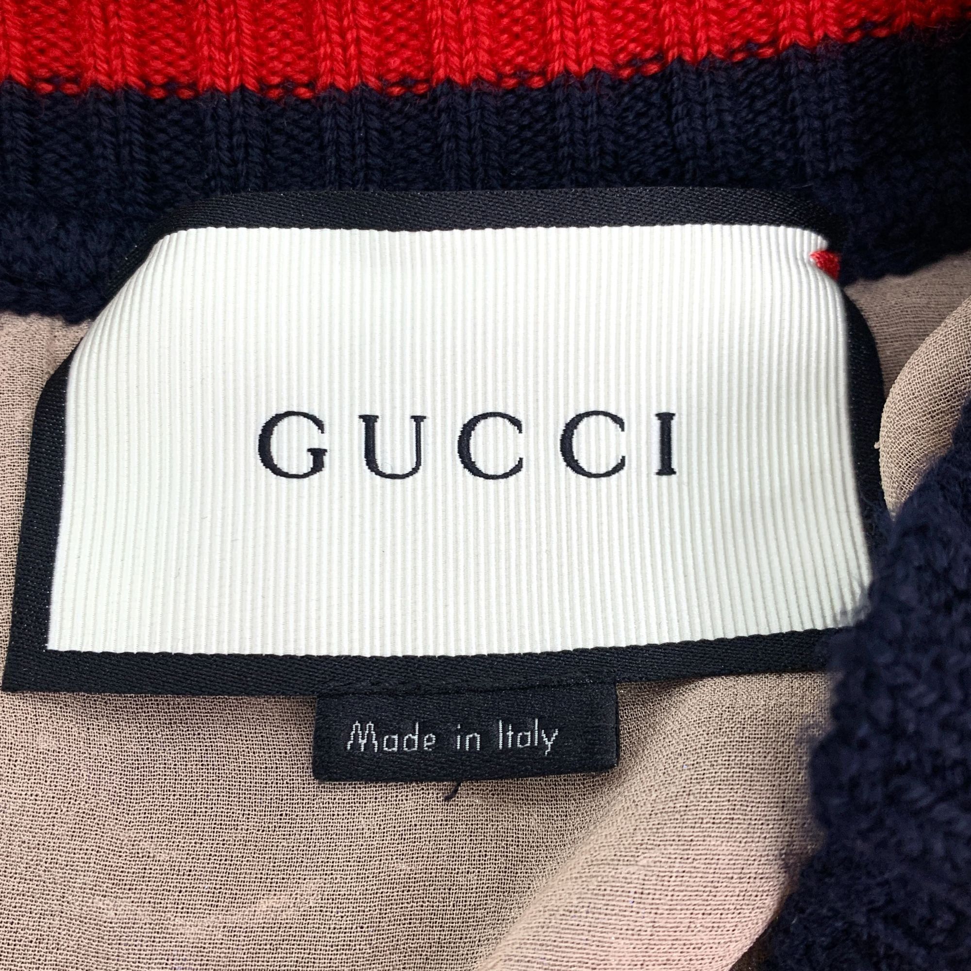Gucci Gucci Red & Black Color-Blocked Woven Cotton Skirt (Size XS) Size 26" / US 2 / IT 38 - 2 Thumbnail