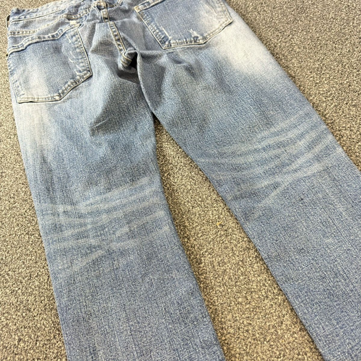 Dsquared2 Vintage Distressed Light Wash Denim Jeans Size US 31 - 11 Thumbnail