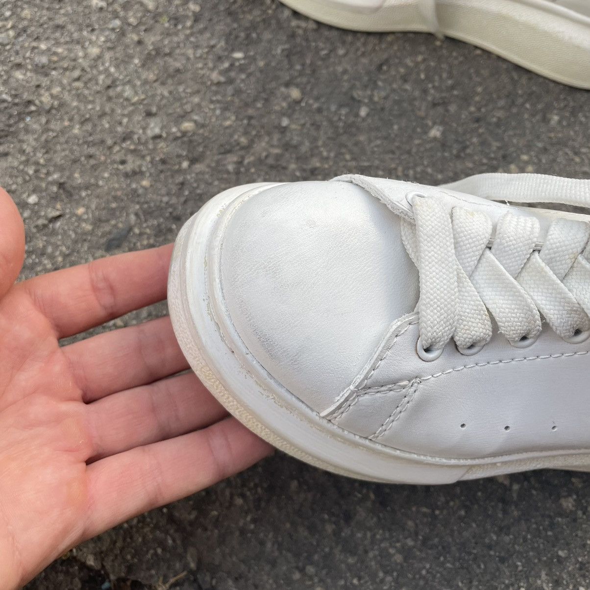 Designer Alexander McQUEEN sneakers SHOES classic old money luxury Size US 5.5 / EU 38 - 5 Thumbnail