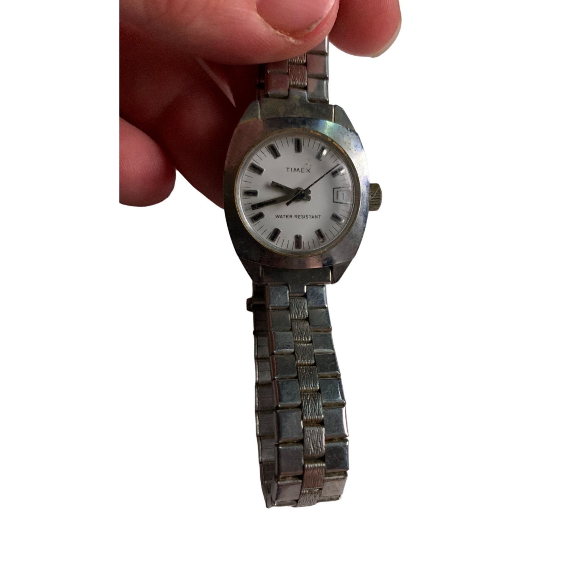 Timex Vintage Silver Toned TIMEX Watches (5) Untested - Water Resi Size ONE SIZE - 16 Thumbnail